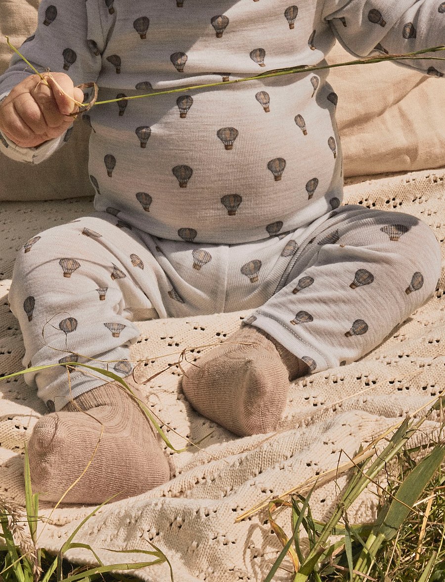 Lil'Atelier - NBMNOEL NOR WOOL SLIM LEGGING LIL - beebi alusriided - oyster mushroom - 4