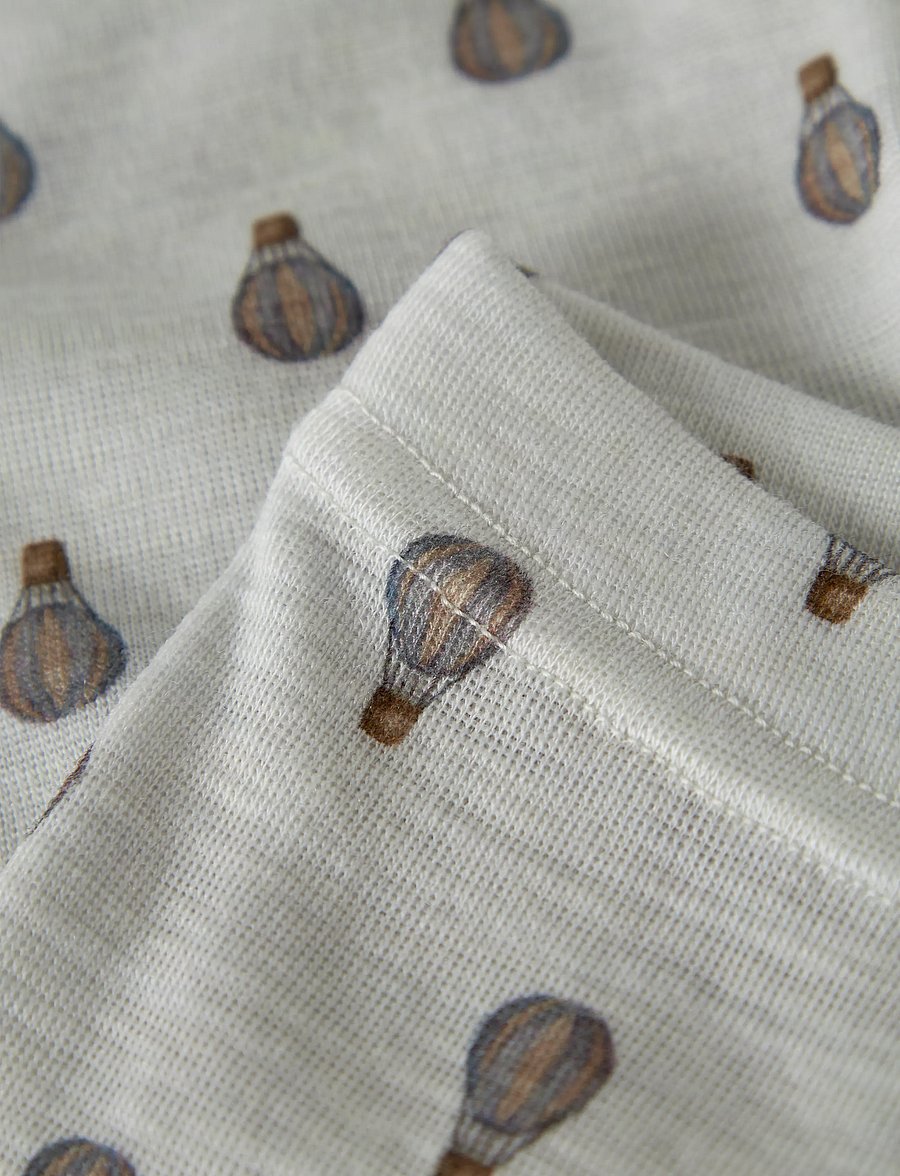 Lil'Atelier - NBMNOEL NOR WOOL SLIM LEGGING LIL - beebi alusriided - oyster mushroom - 5