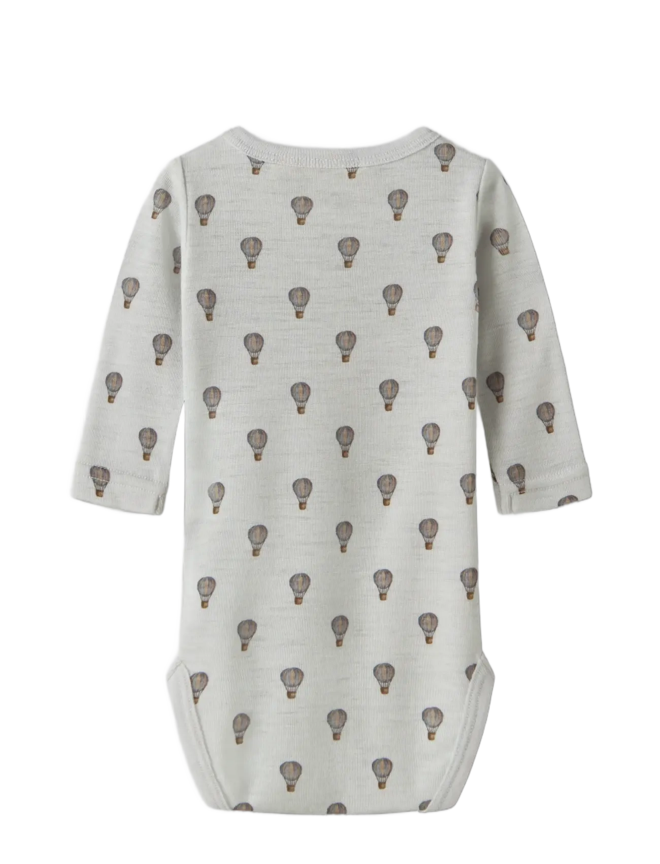 Lil'Atelier - NBMNOEL NOR WOOL LS SLIM BODY LIL - oyster mushroom - 2