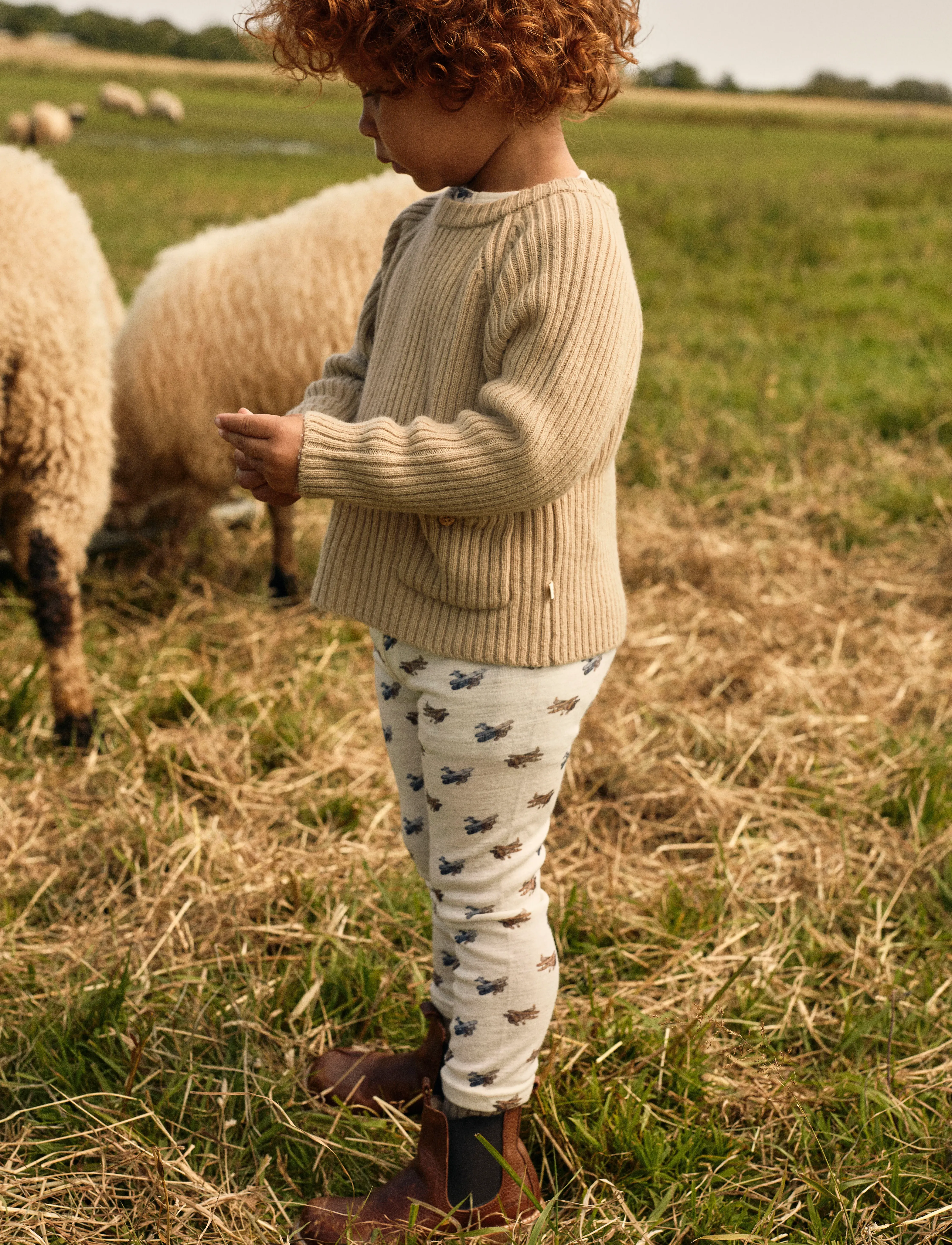 Lil'Atelier - NMMNALU SLIM LEGGING LIL - base layer baby - turtledove - 0
