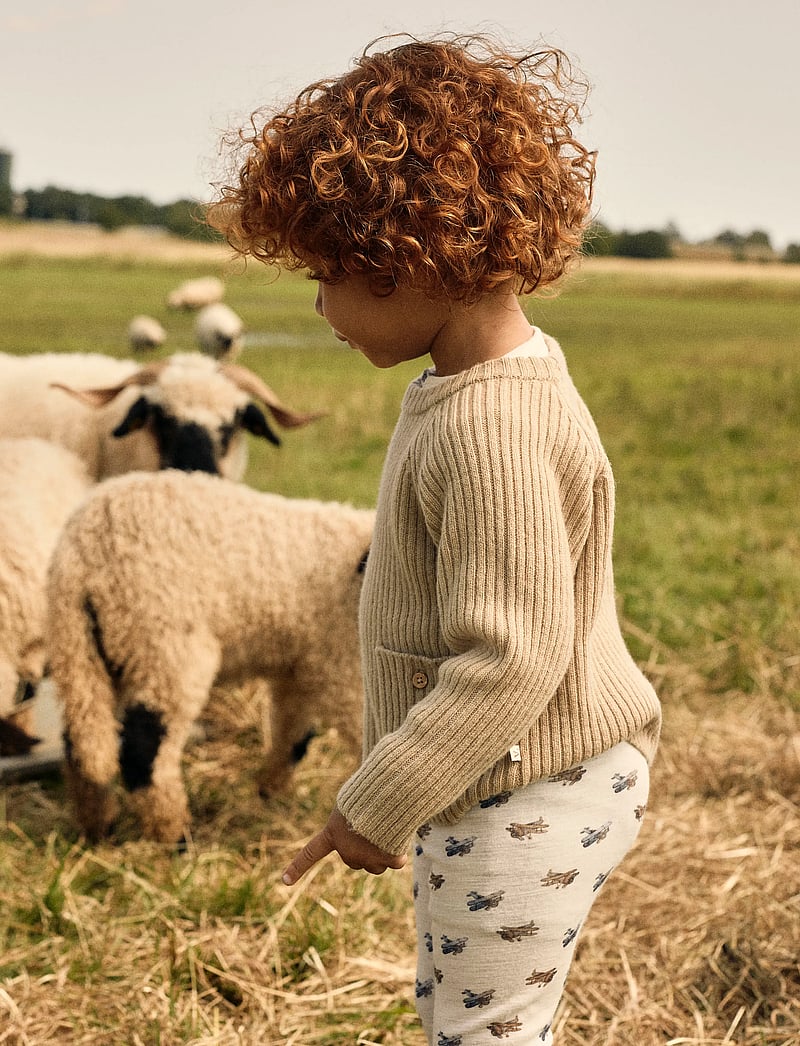 Lil'Atelier - NMMNALU WO/MO SLIM LEGGING LIL - alusriided beebidele - turtledove - 3