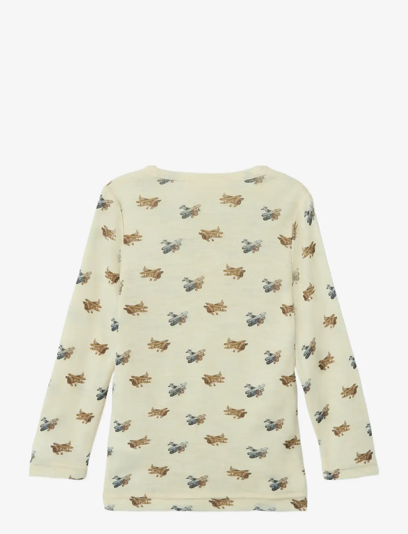 Lil'Atelier - NMMNALU WO/MO LS SLIM TOP LIL - pikkade varrukatega t-särgid - turtledove - 1