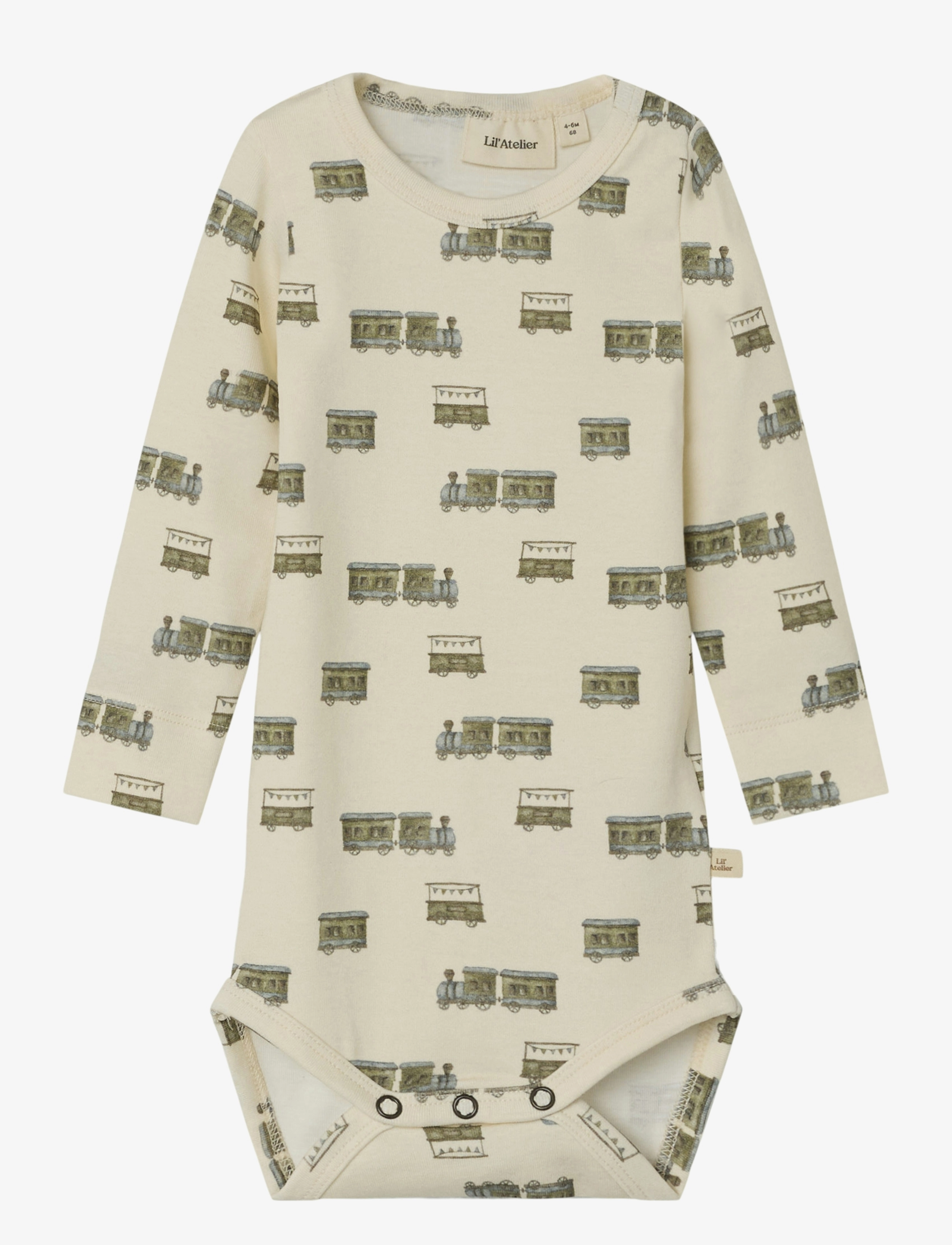 Lil'Atelier NBMGAYO LS SLIM BODY LIL - Bodies - TURTLEDOVE / beige