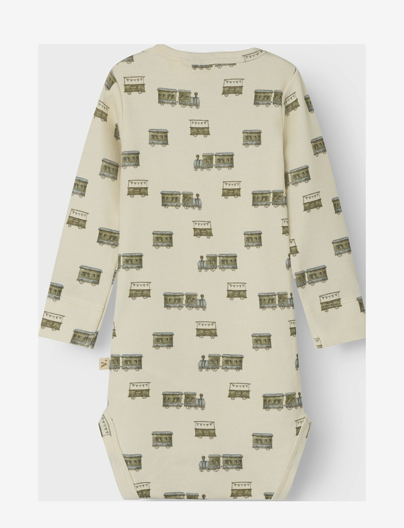 Lil'Atelier - NBMGAYO LS SLIM BODY LIL - pikkade varrukatega bodid - turtledove - 1