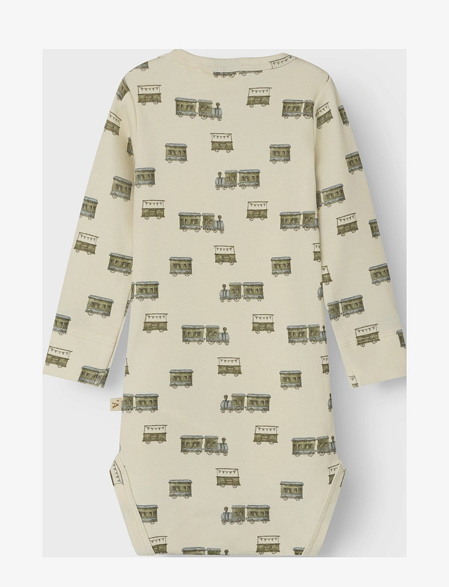 Lil'Atelier - NBMGAYO LS SLIM BODY LIL - langärmelige bodys - turtledove - 1