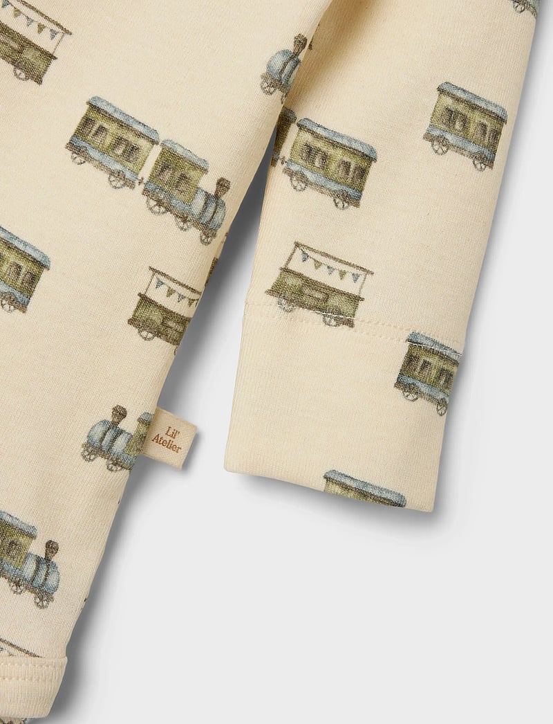 Lil'Atelier - NBMGAYO LS SLIM BODY LIL - langärmelige bodys - turtledove - 3