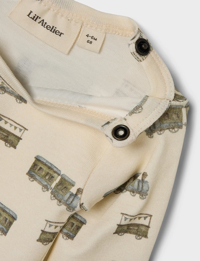 Lil'Atelier - NBMGAYO LS SLIM BODY LIL - langärmelige bodys - turtledove - 5