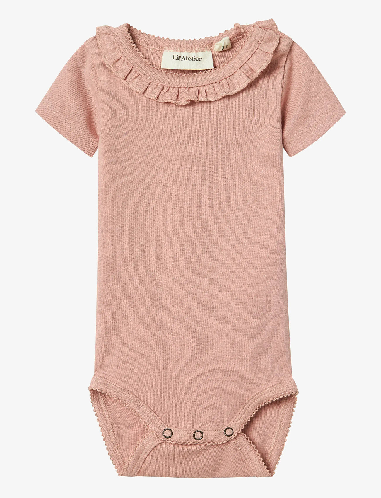 Lil'Atelier - NBFLALO TEM SS SLIM BODY LIL - kortærmede bodyer - misty rose - 0