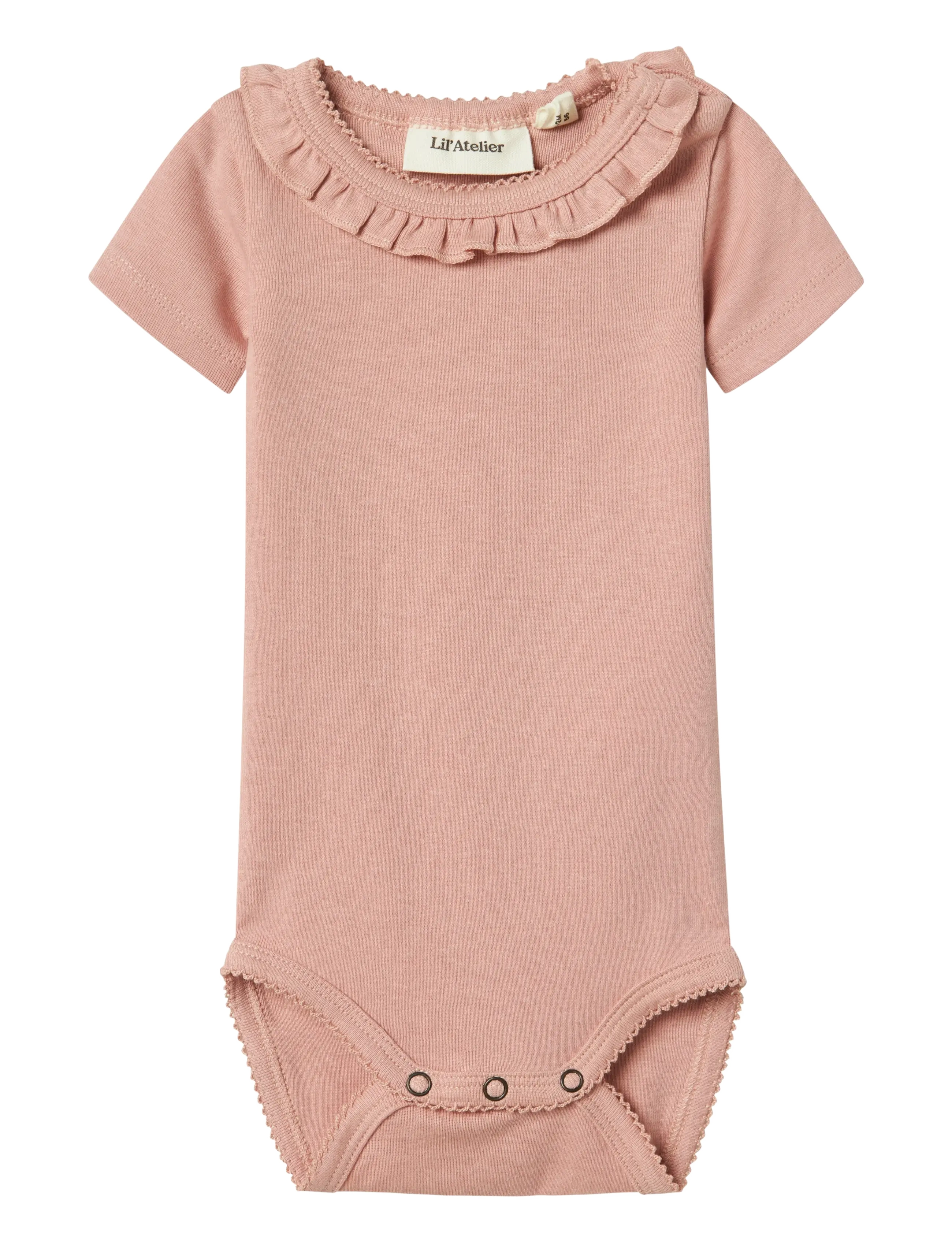 Lil'Atelier NBFLALO TEM SS SLIM BODY LIL - Tøj - MISTY ROSE / pink/rose