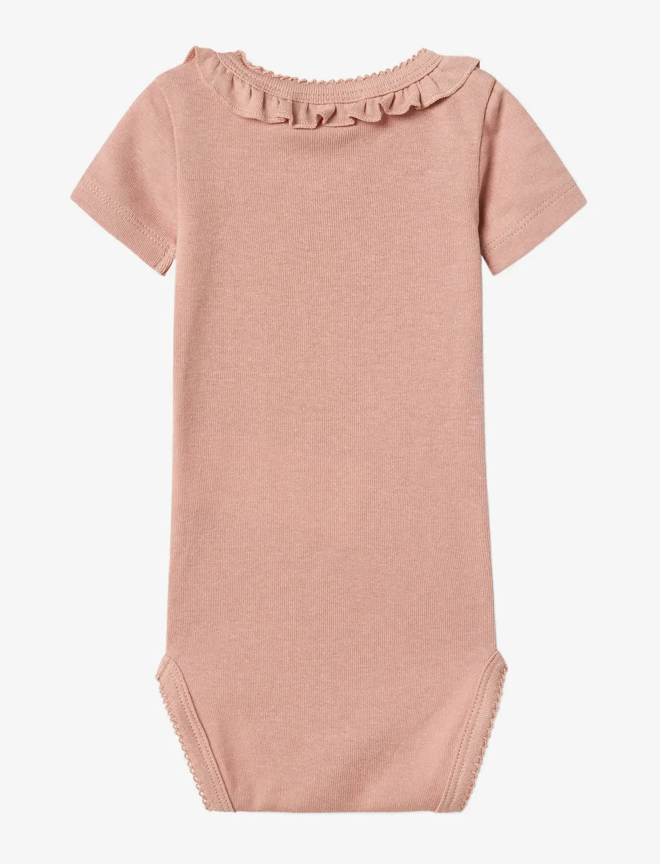 Lil'Atelier - NBFLALO TEM SS SLIM BODY LIL - kortærmede bodyer - misty rose - 1