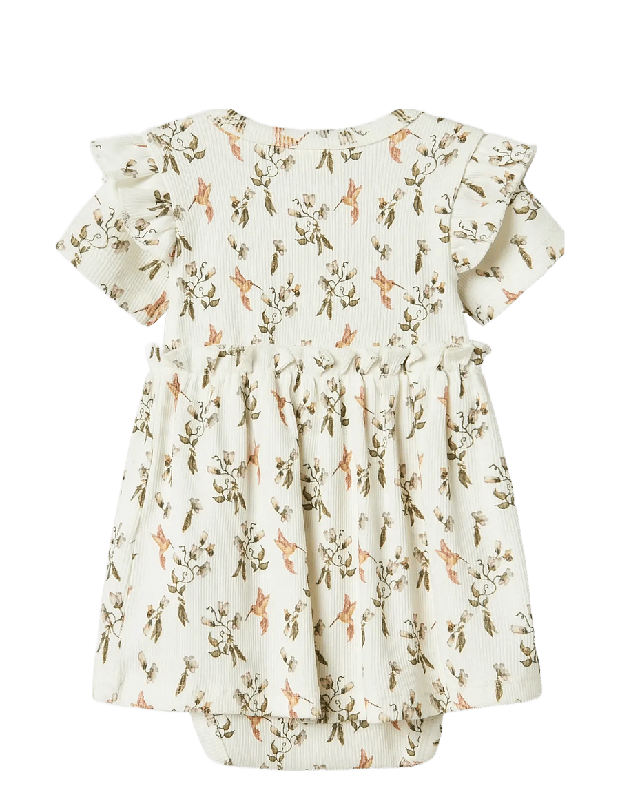 Lil'Atelier - NBFLAVO EKI SS BODY DRESS LIL - coconut milk - 2