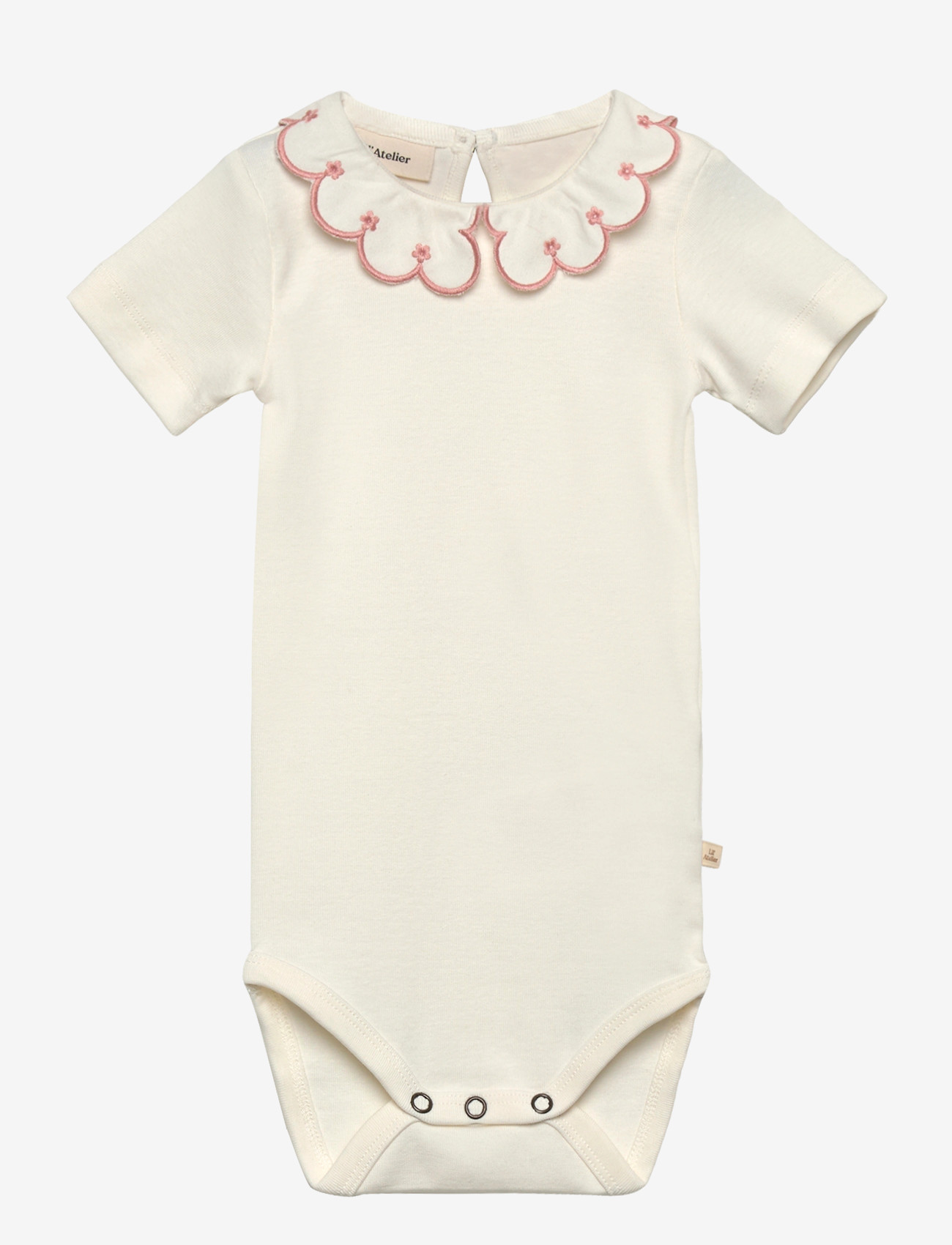 Lil'Atelier - NBFFUNDO SS SLIM BODY LIL - bodies à manches courtes - coconut milk - 0
