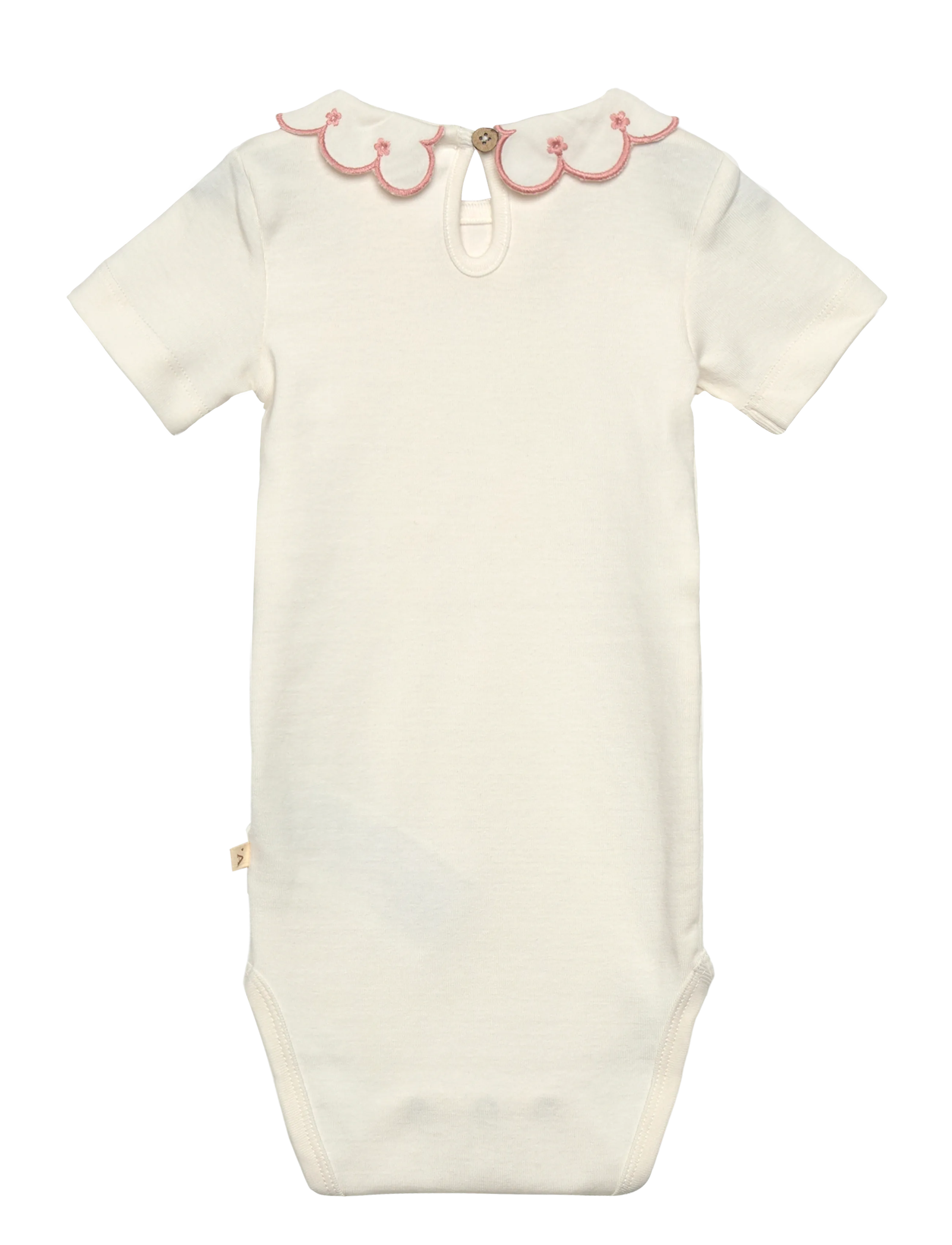 Lil'Atelier - NBFFUNDO SS SLIM BODY LIL - short-sleeved bodies - coconut milk - 1