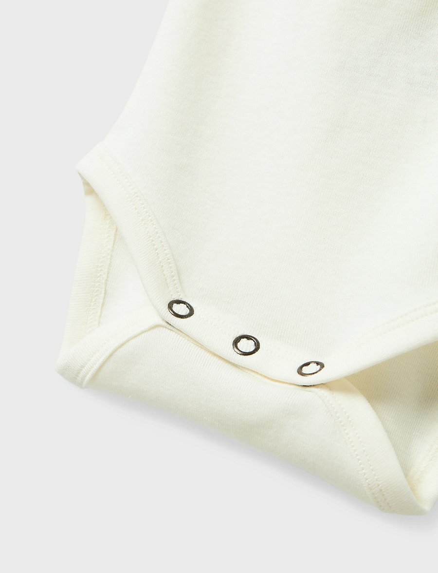 Lil'Atelier - NBFFUNDO SS SLIM BODY LIL - kortärmade bodies - coconut milk - 2