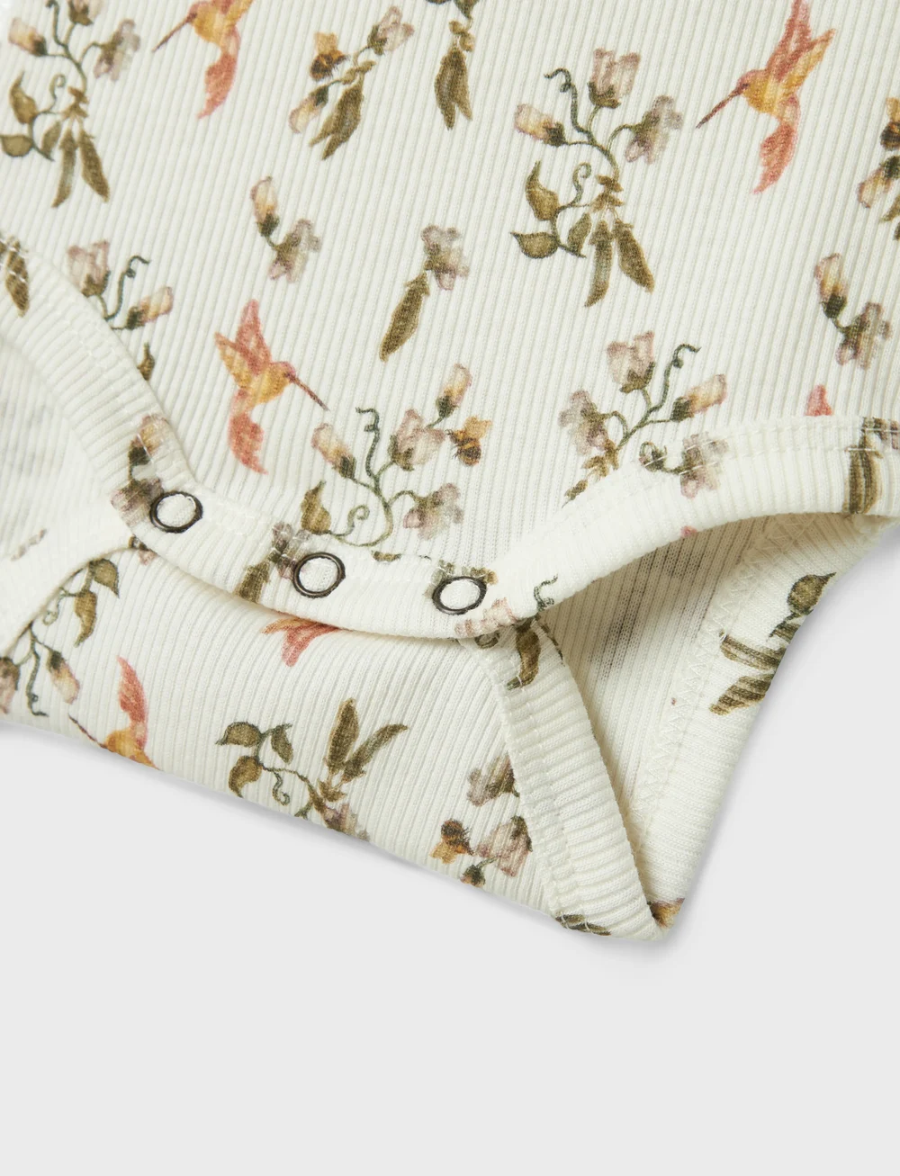 Lil'Atelier - NBFLAVO EVI SS SLIM BODY LIL - kurzärmelige bodys - coconut milk - 0