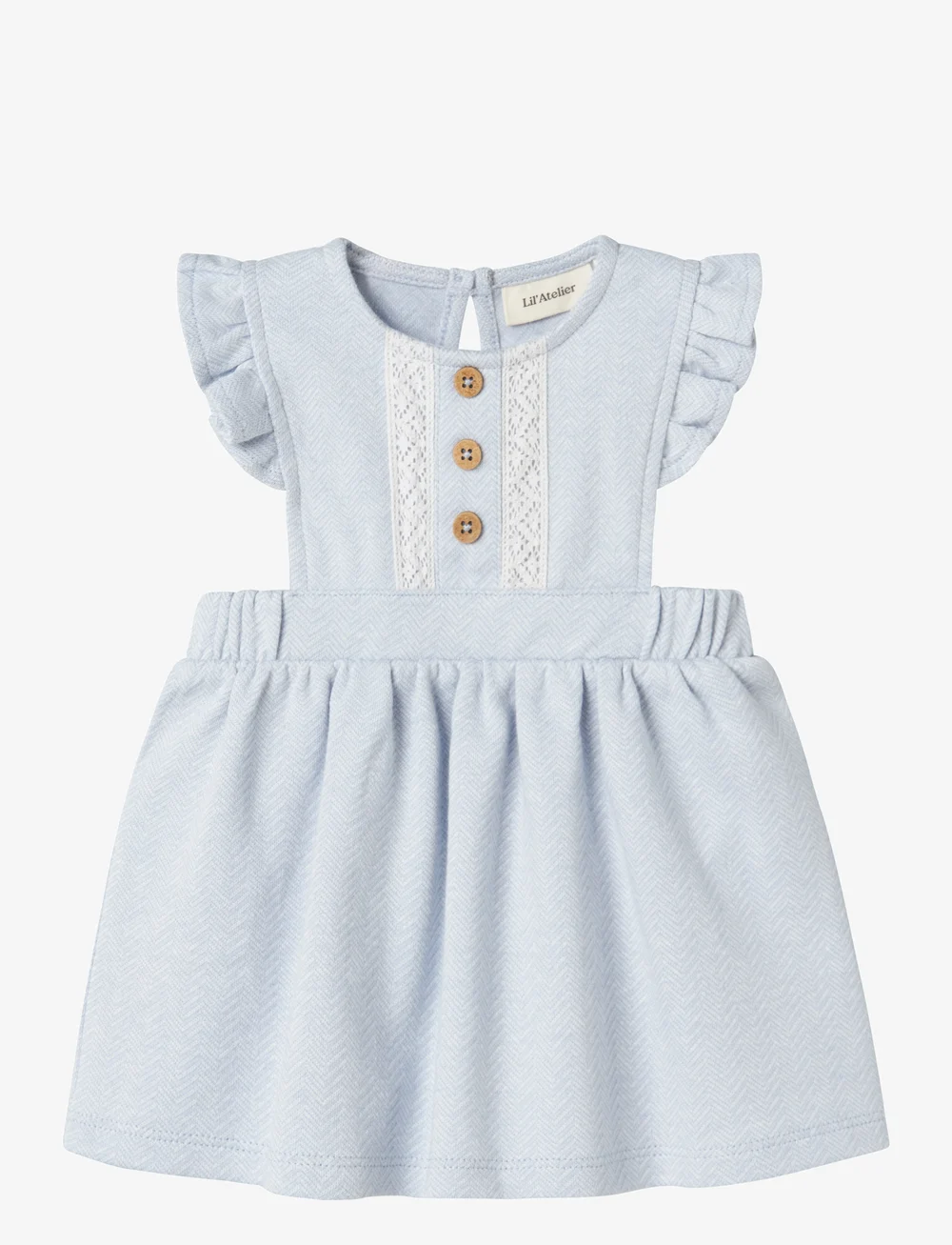 Lil'Atelier - NBFHADDIE SKIRTALL LIL - varrukateta beebi kleidid - zen blue - 0