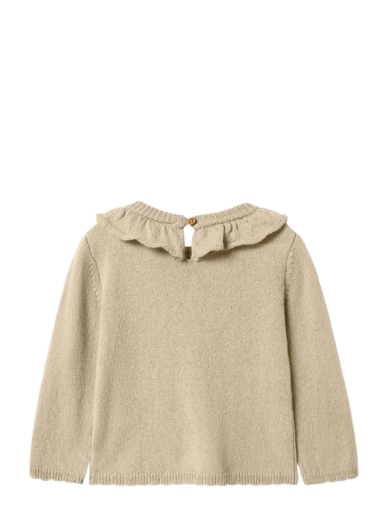 Lil'Atelier - NMFNALIO WOOL LS KNIT LIL - džemprid - safari - 2