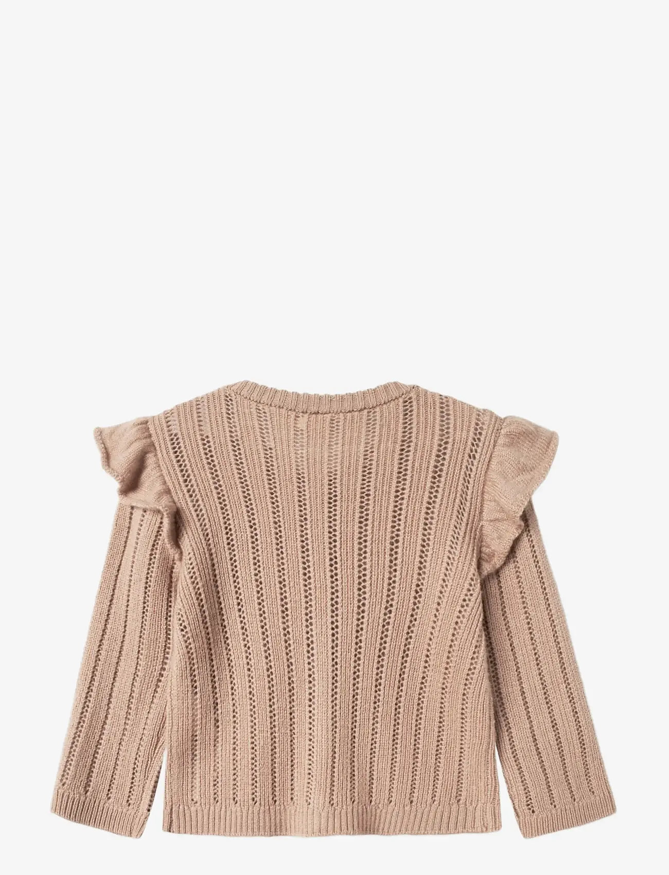 Lil'Atelier - NMFNOMO WOOL LS KNIT CARD LIL - koftor - roebuck - 2