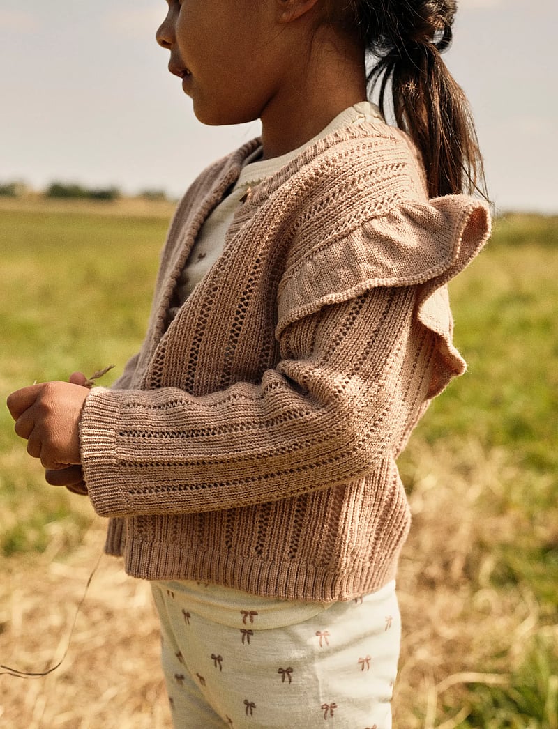 Lil'Atelier - NMFNOMO WOOL LS KNIT CARD LIL - koftor - roebuck - 4