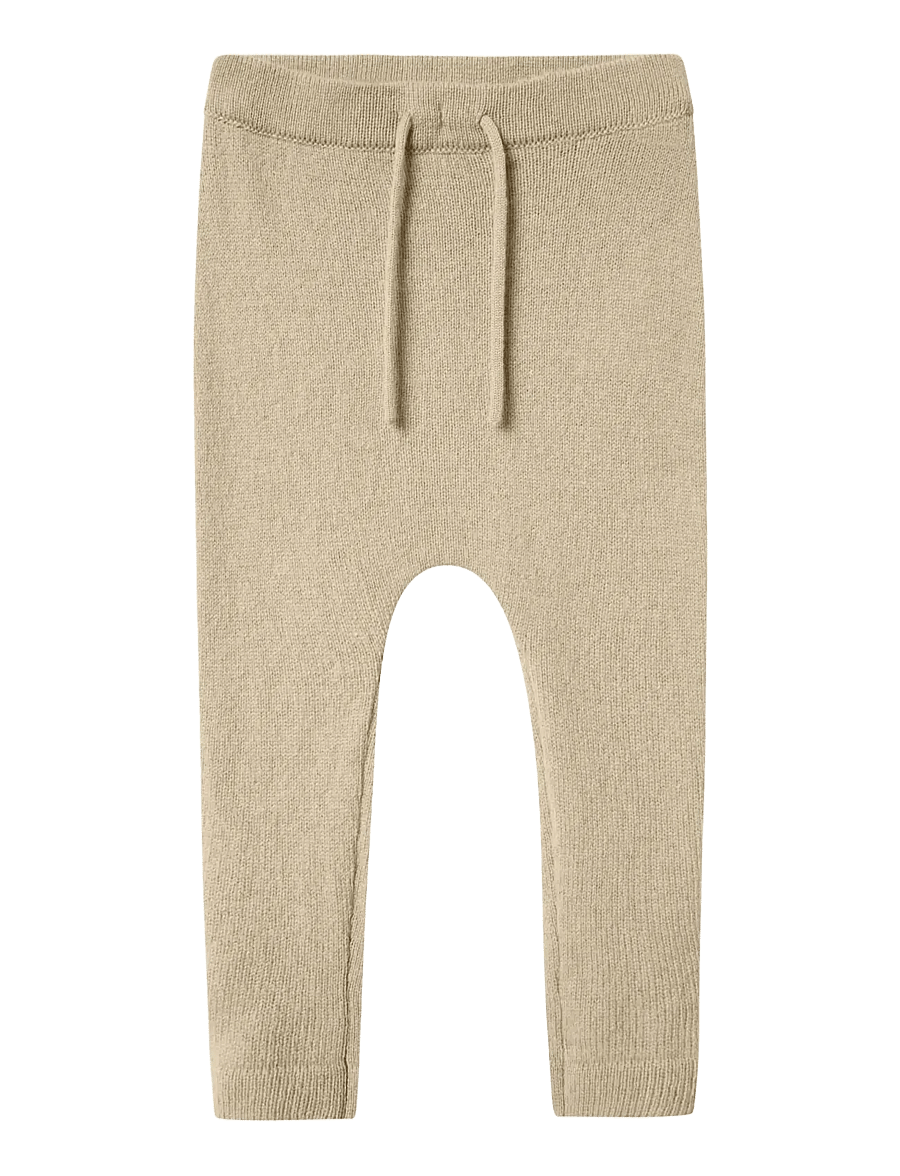 Lil'Atelier - NMNNALIO WOOL KNIT PANT LIL - babyhosen - safari - 1