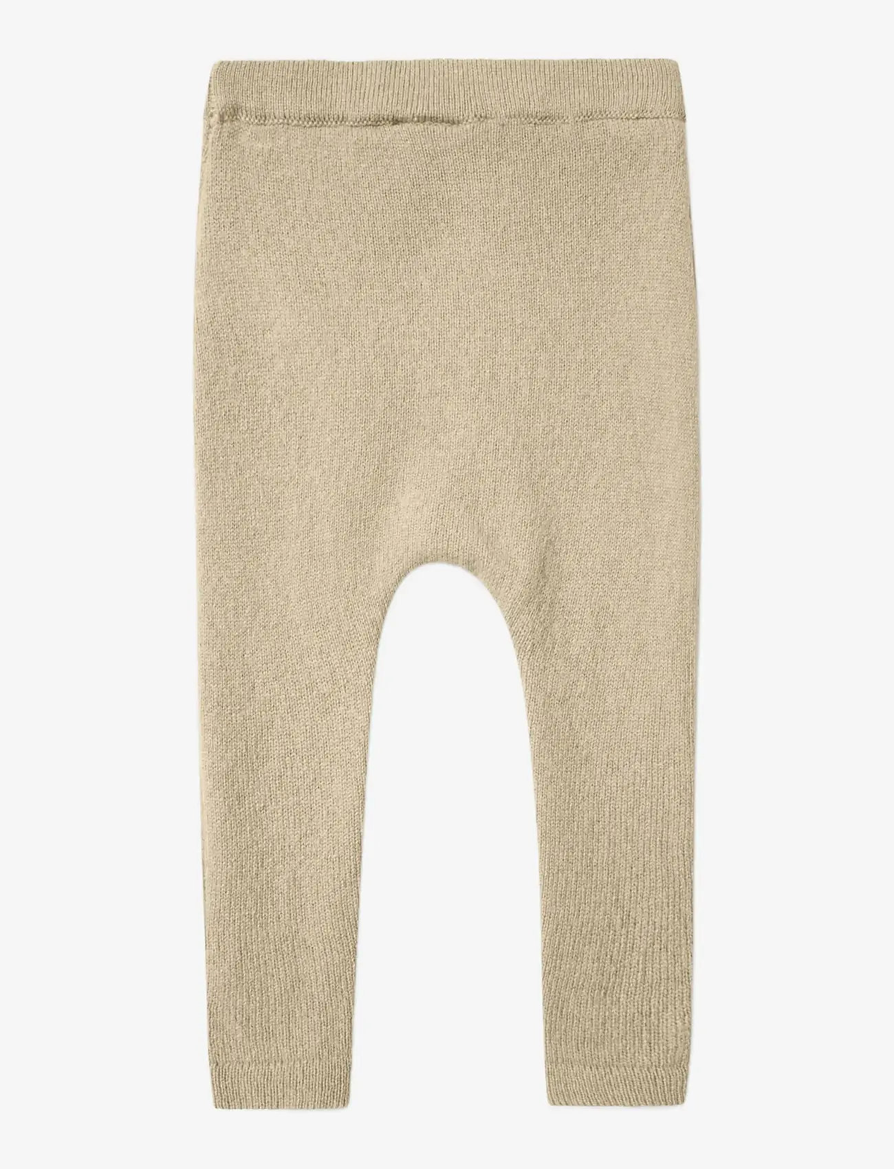 Lil'Atelier - NMNNALIO WOOL KNIT PANT LIL - babybukser - safari - 2