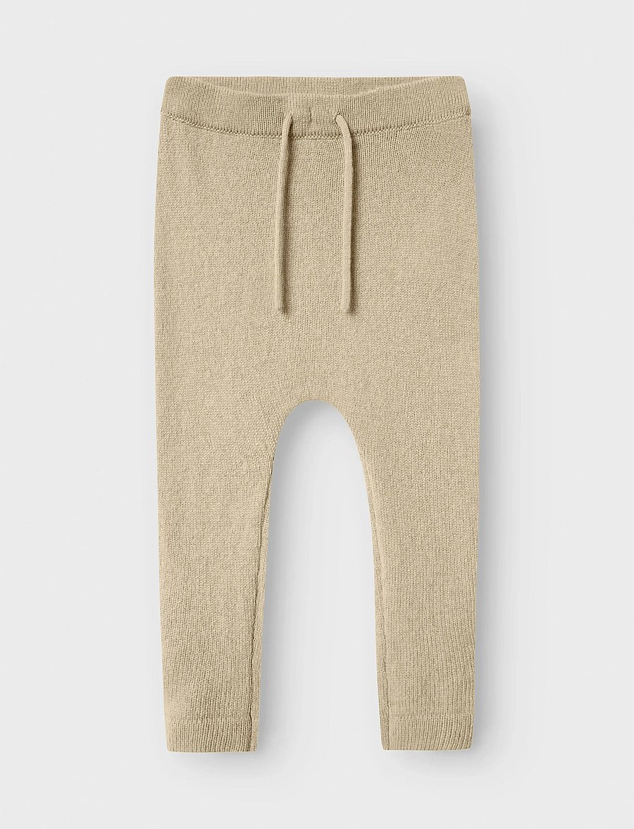 Lil'Atelier - NMNNALIO WOOL KNIT PANT LIL - babyhosen - safari - 0