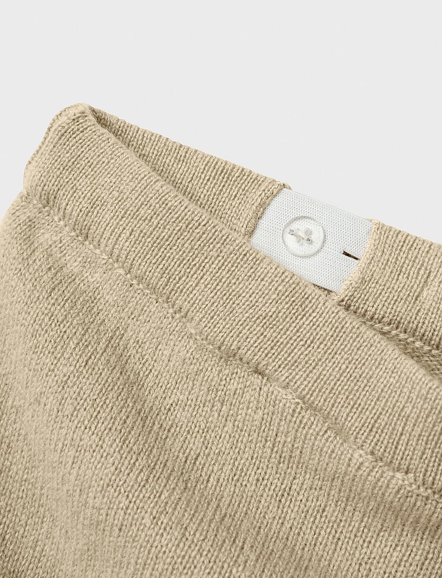 Lil'Atelier - NMNNALIO WOOL KNIT PANT LIL - babyhosen - safari - 3
