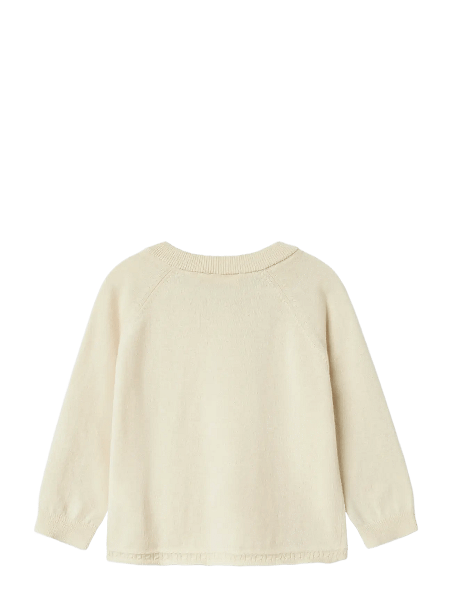 Lil'Atelier - NMNNORD WO/CO LS KNIT CARD LIL - cardigans - turtledove - 2