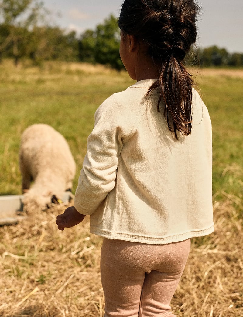 Lil'Atelier - NMNNORD WO/CO LS KNIT CARD LIL - koftor - turtledove - 4