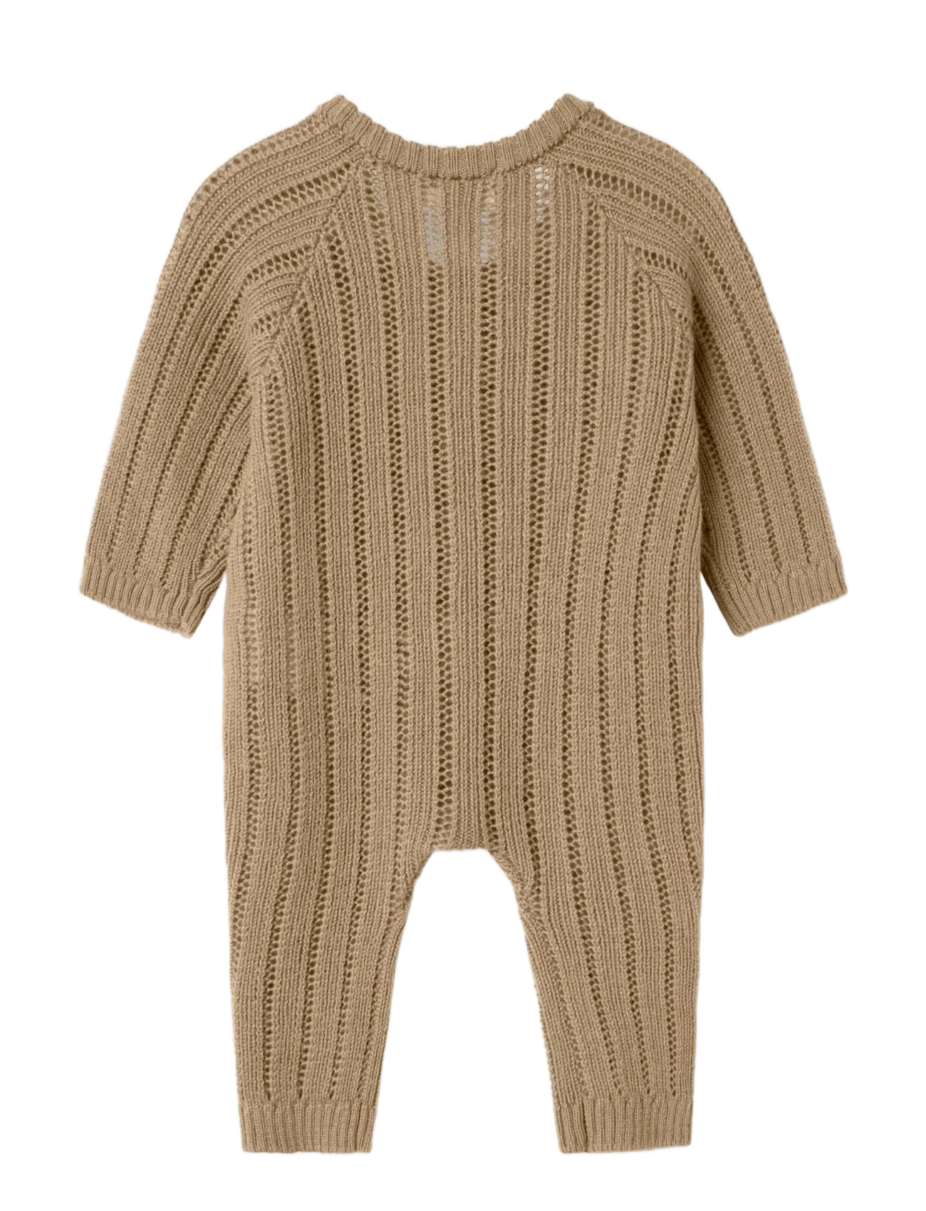 Lil'Atelier - NBMNOMO WOOL KNIT SUIT LIL - baselayer til baby - tigers eye - 2