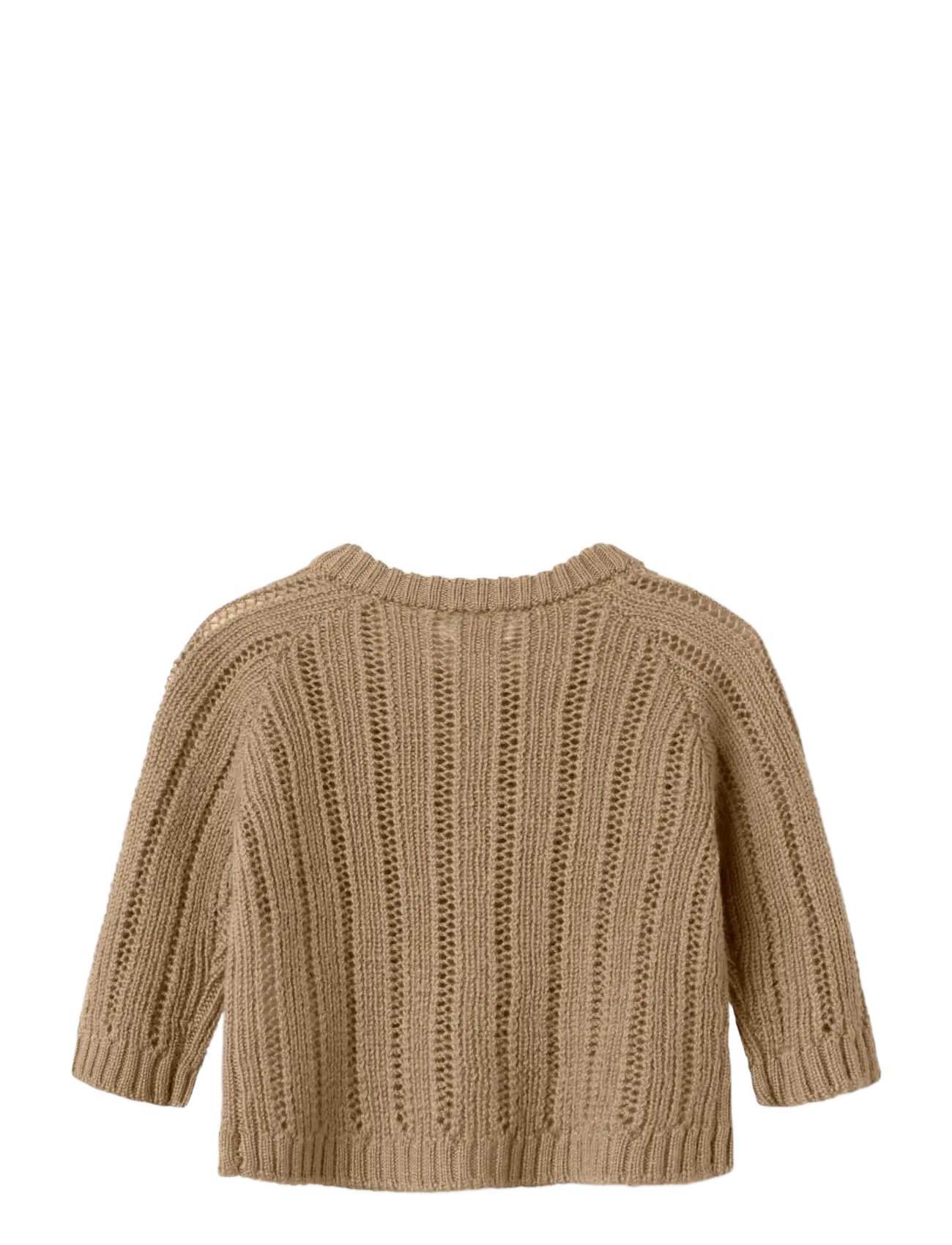 Lil'Atelier - NBMNOMO WOOL LS KNIT CARD LIL - tigers eye - 2