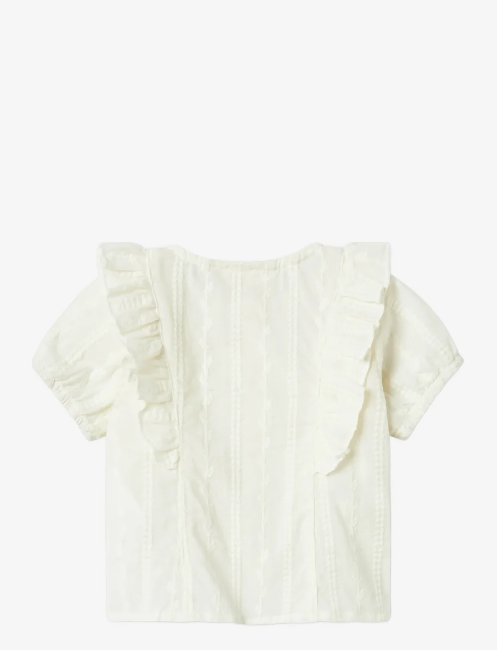 Lil'Atelier - NBFJAZELLE SS LOOSE SHIRT LIL - blouses & tunics - coconut milk - 1