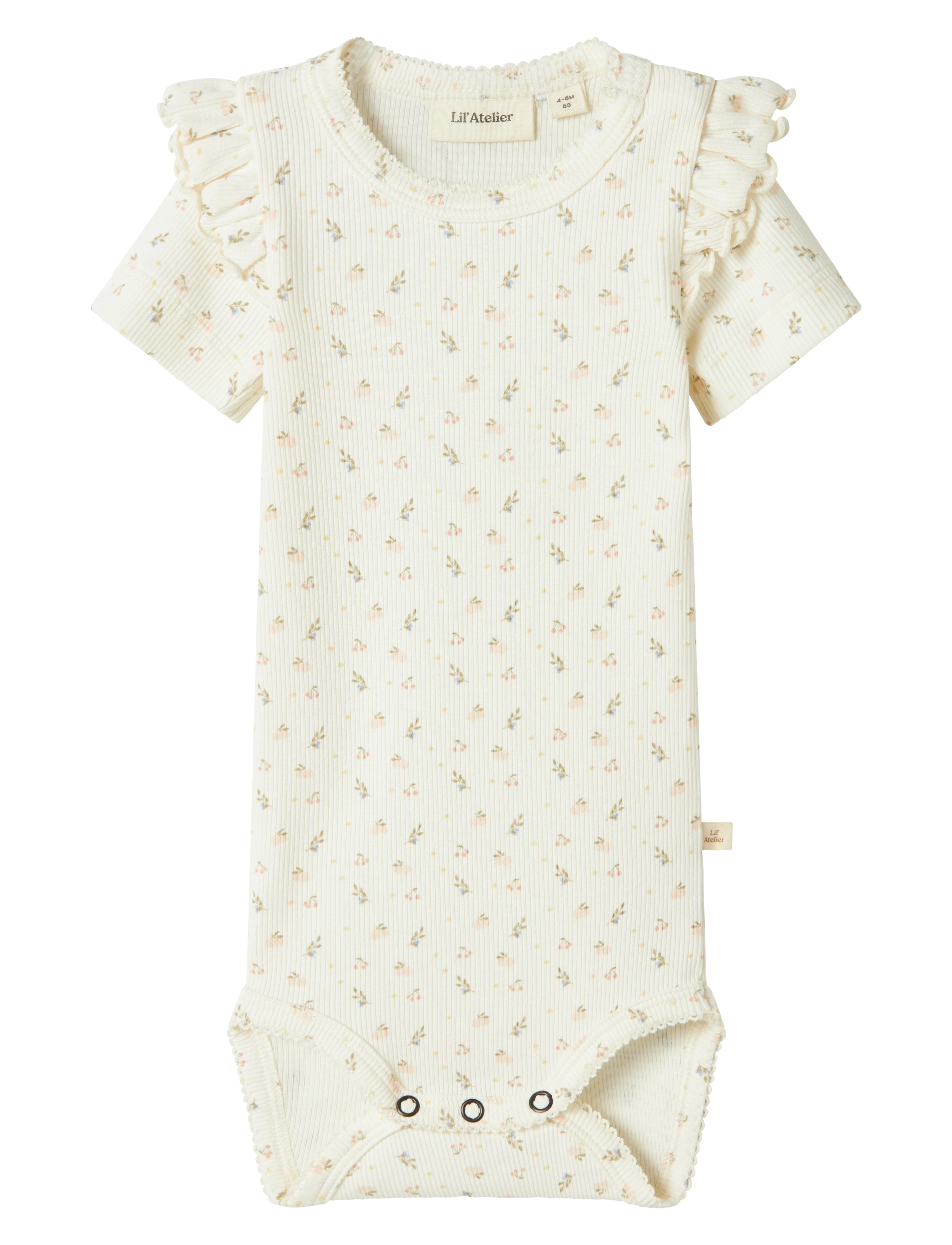 Lil'Atelier NBFGAGO KIK SS SLIM BODY LIL - Riided - COCONUT MILK / white