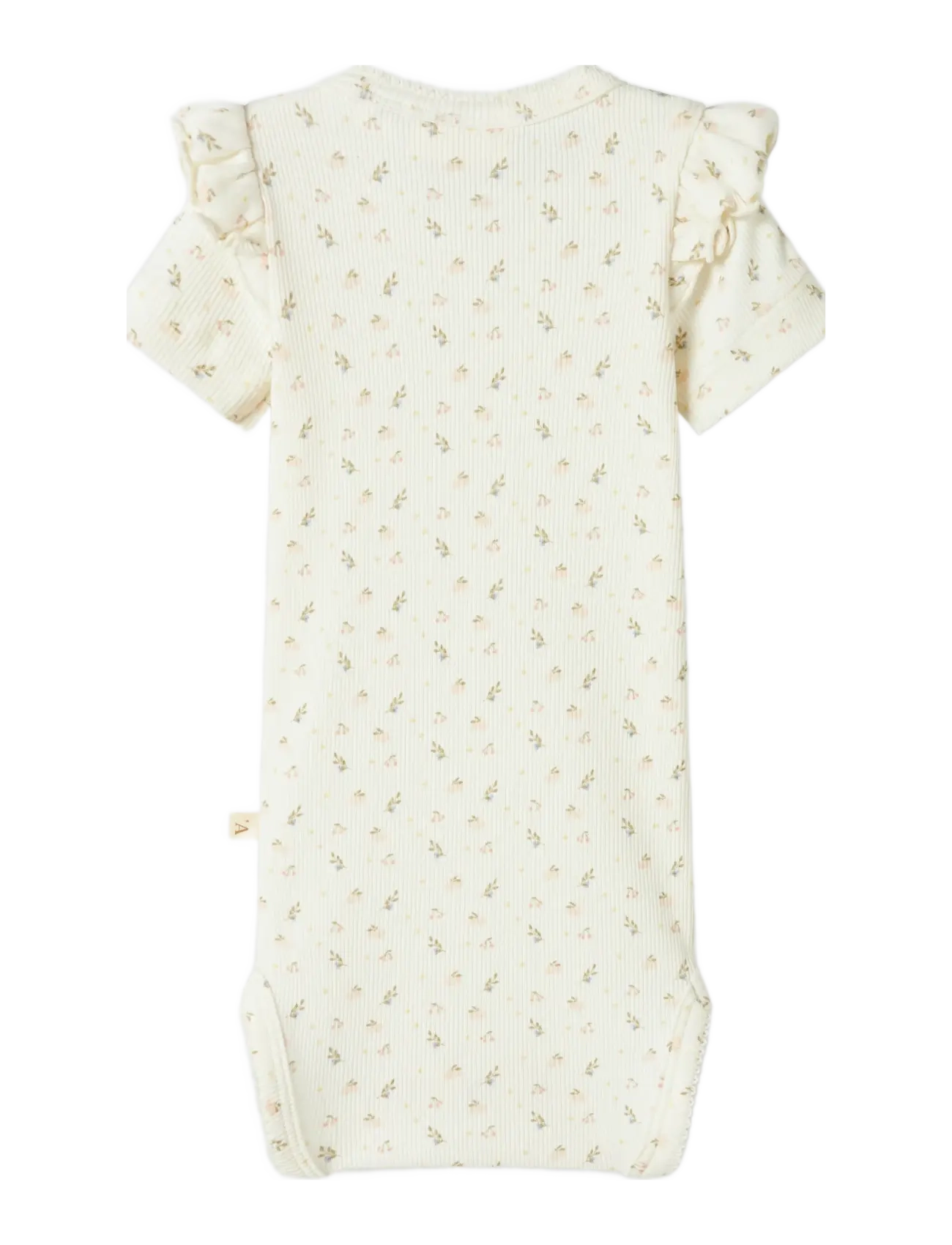 Lil'Atelier - NBFGAGO KIK SS SLIM BODY LIL - lyhythihaiset bodyt - coconut milk - 2