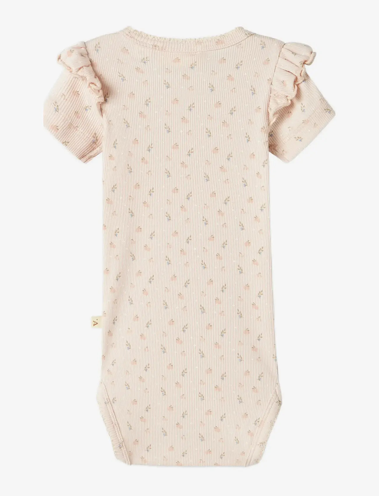 Lil'Atelier - NBFGAGO KIK SS SLIM BODY LIL - kurzärmelige bodys - peach blush - 2