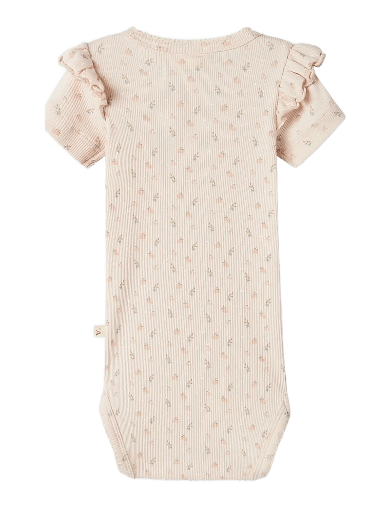 Lil'Atelier - NBFGAGO KIK SS SLIM BODY LIL - kurzärmelige bodys - peach blush - 2