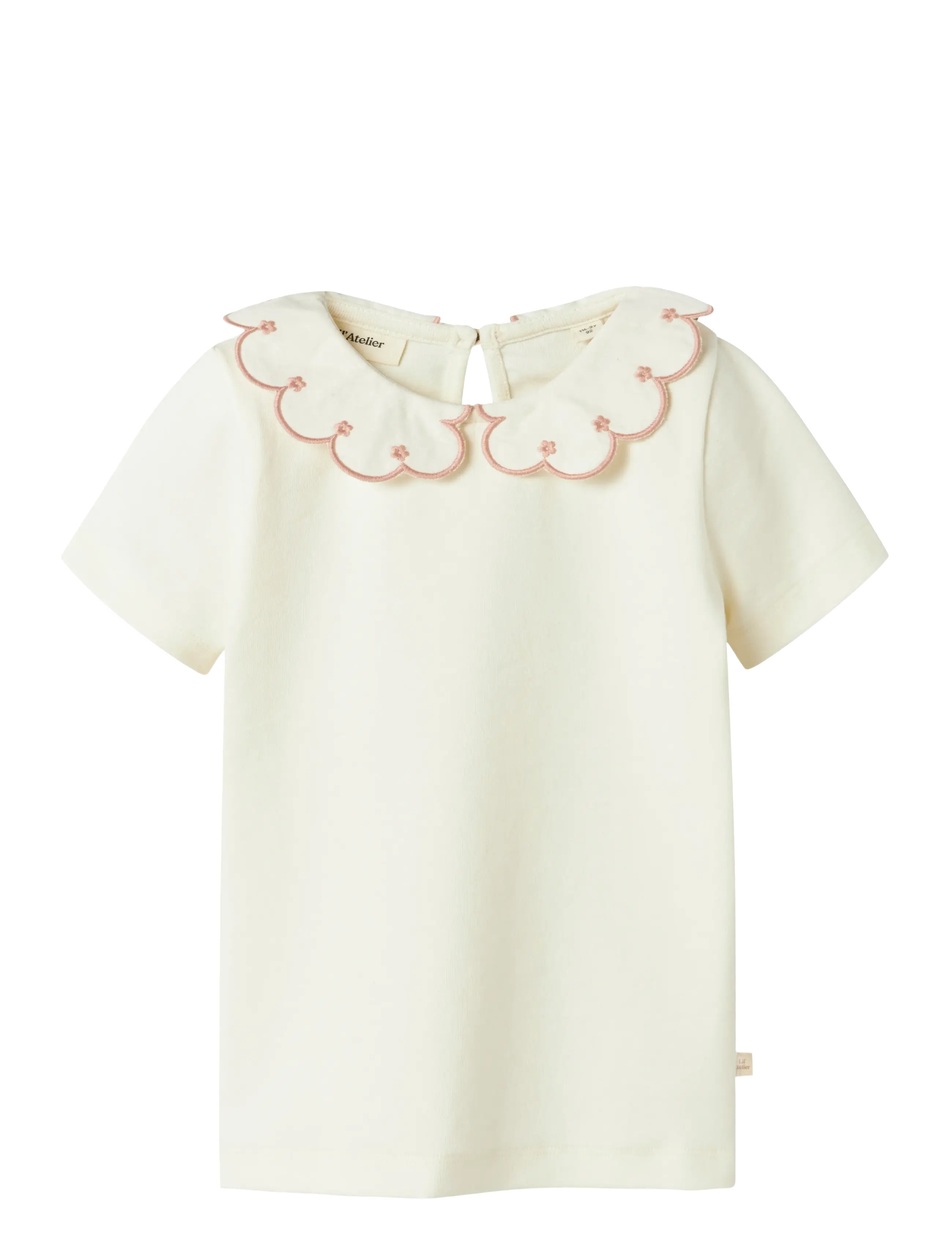 Lil'Atelier - NMFFUNDO SS SLIM TOP LIL - kurzärmelige - coconut milk - 1