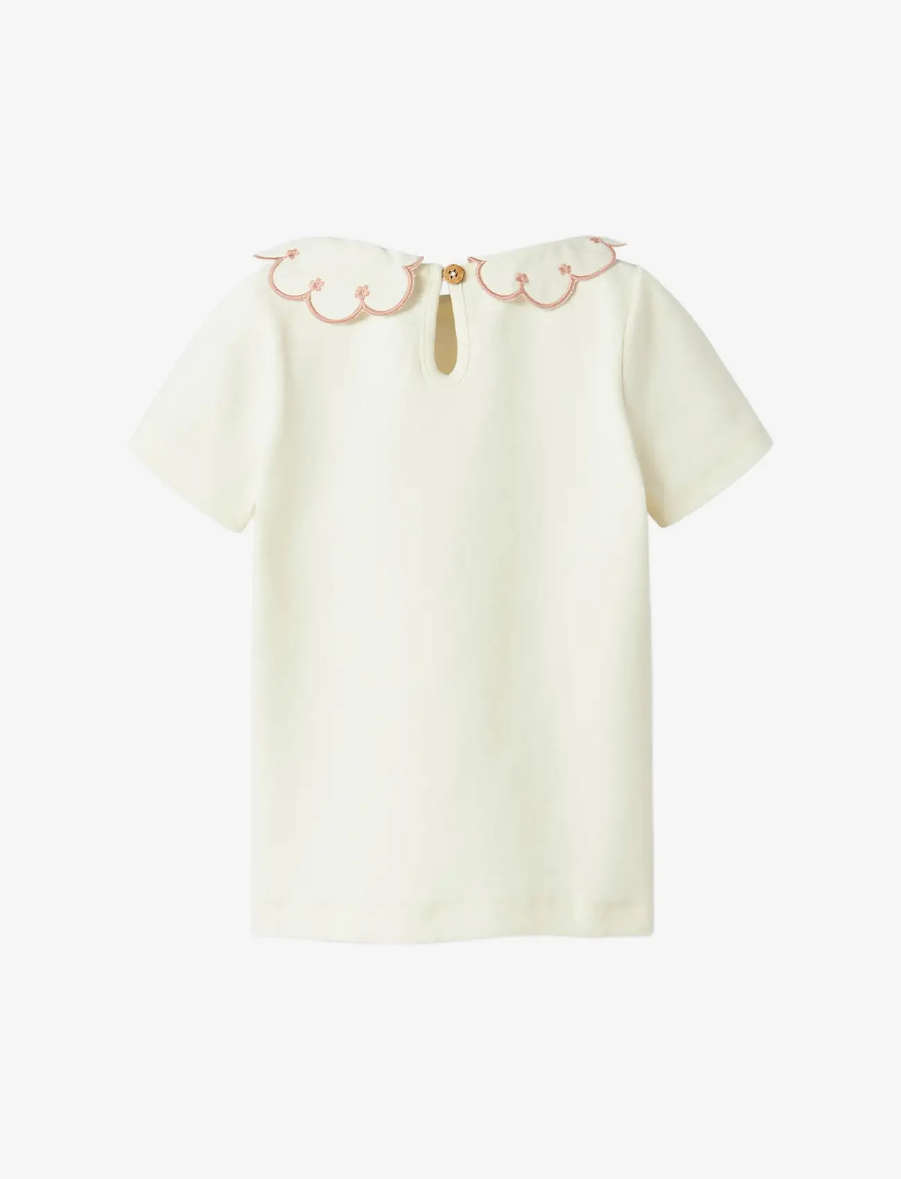 Lil'Atelier - NMFFUNDO SS SLIM TOP LIL - kurzärmelige - coconut milk - 1