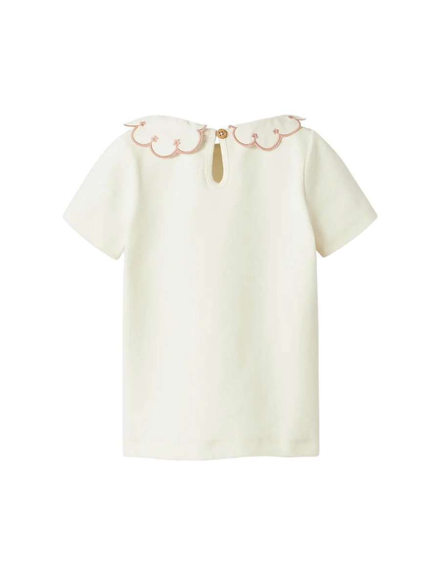 Lil'Atelier - NMFFUNDO SS SLIM TOP LIL - kurzärmelige - coconut milk - 2
