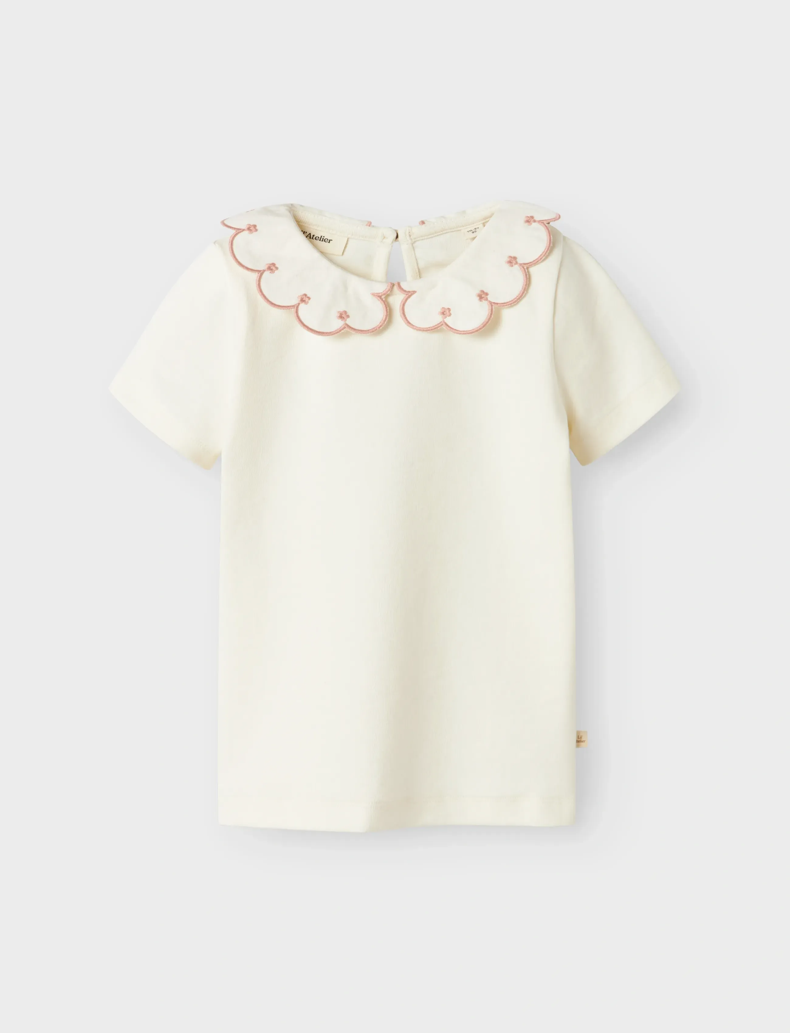 Lil'Atelier - NMFFUNDO SS SLIM TOP LIL - kurzärmelige - coconut milk - 3