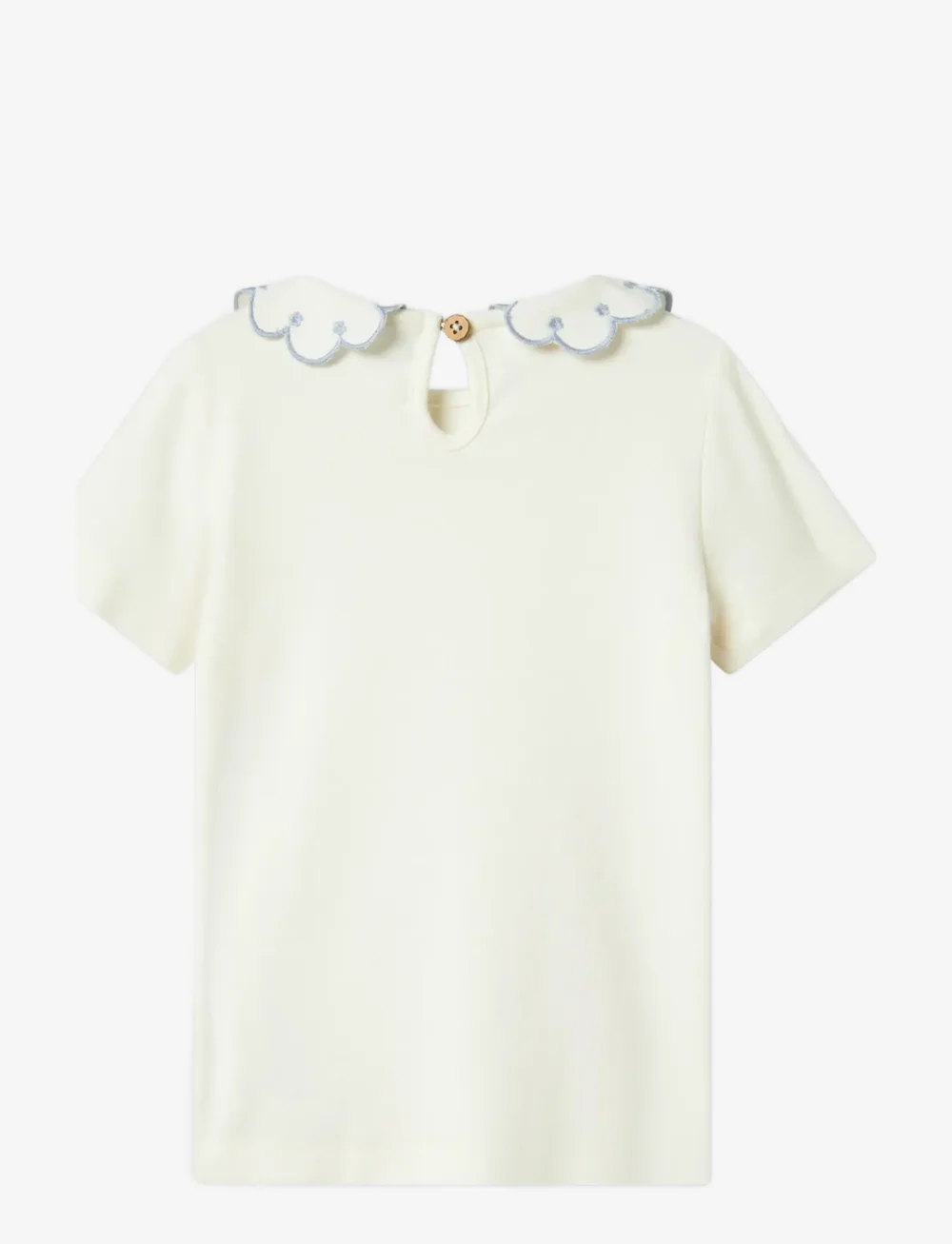 Lil'Atelier - NMFFUNDO SS SLIM TOP LIL - kortærmede t-shirts - coconut milk - 1