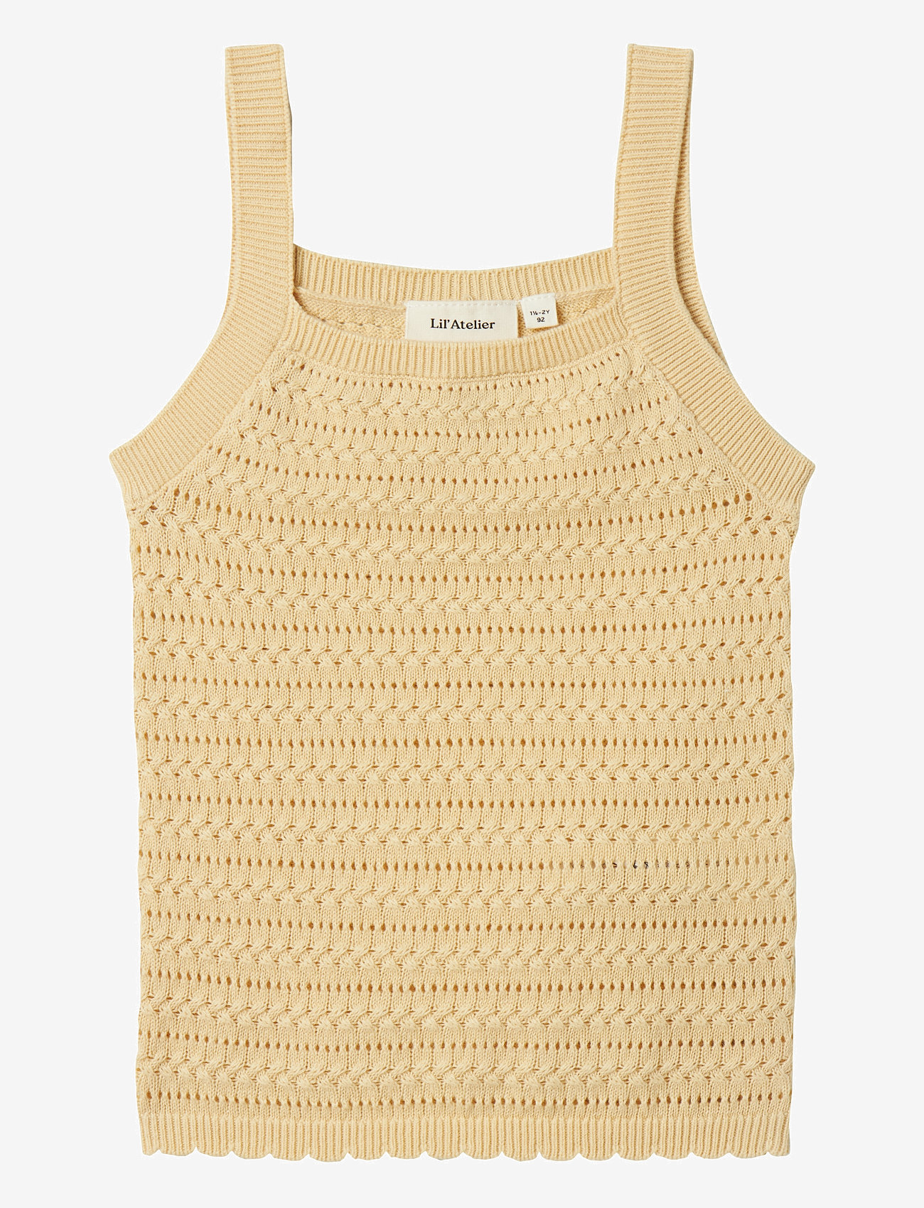 Lil'Atelier - NMFHOPE STRAP KNIT TOP LIL - Ærmeløs undertrøje - sea mist - 1