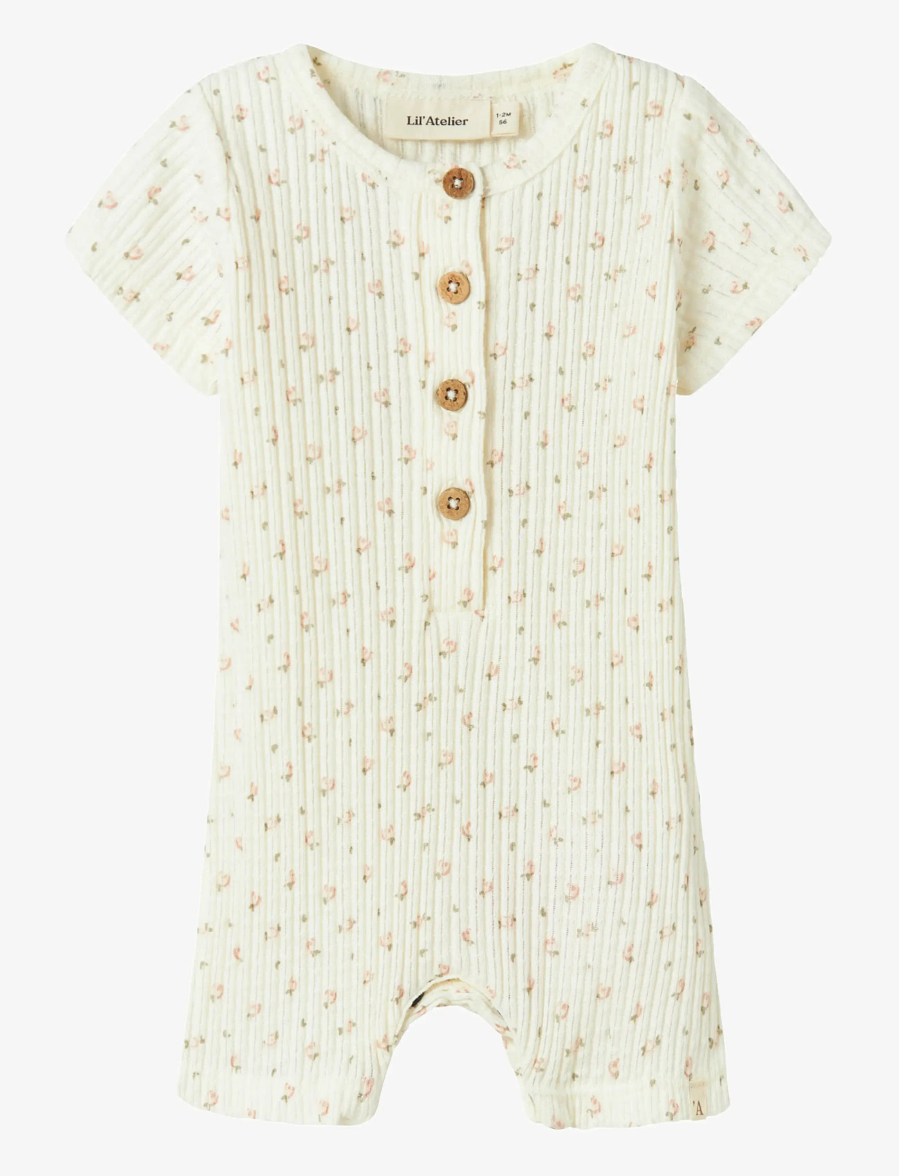 Lil'Atelier - NBFHULLA SS LOOSE SUIT LIL - kortærmede heldragter - coconut milk - 0