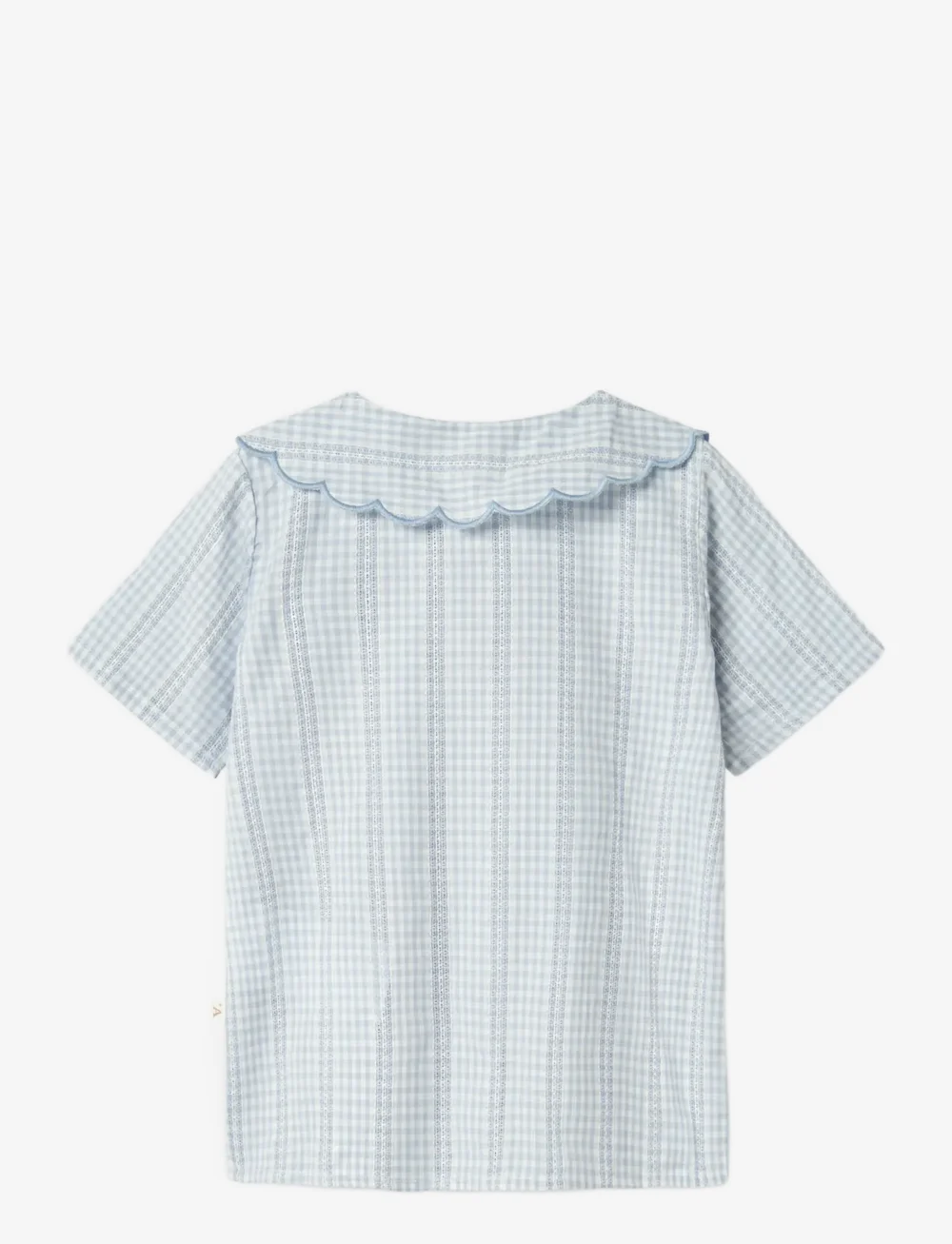 Lil'Atelier - NMFHAZELLE SS LOOSE SHIRT LIL - short-sleeved shirts - zen blue - 2