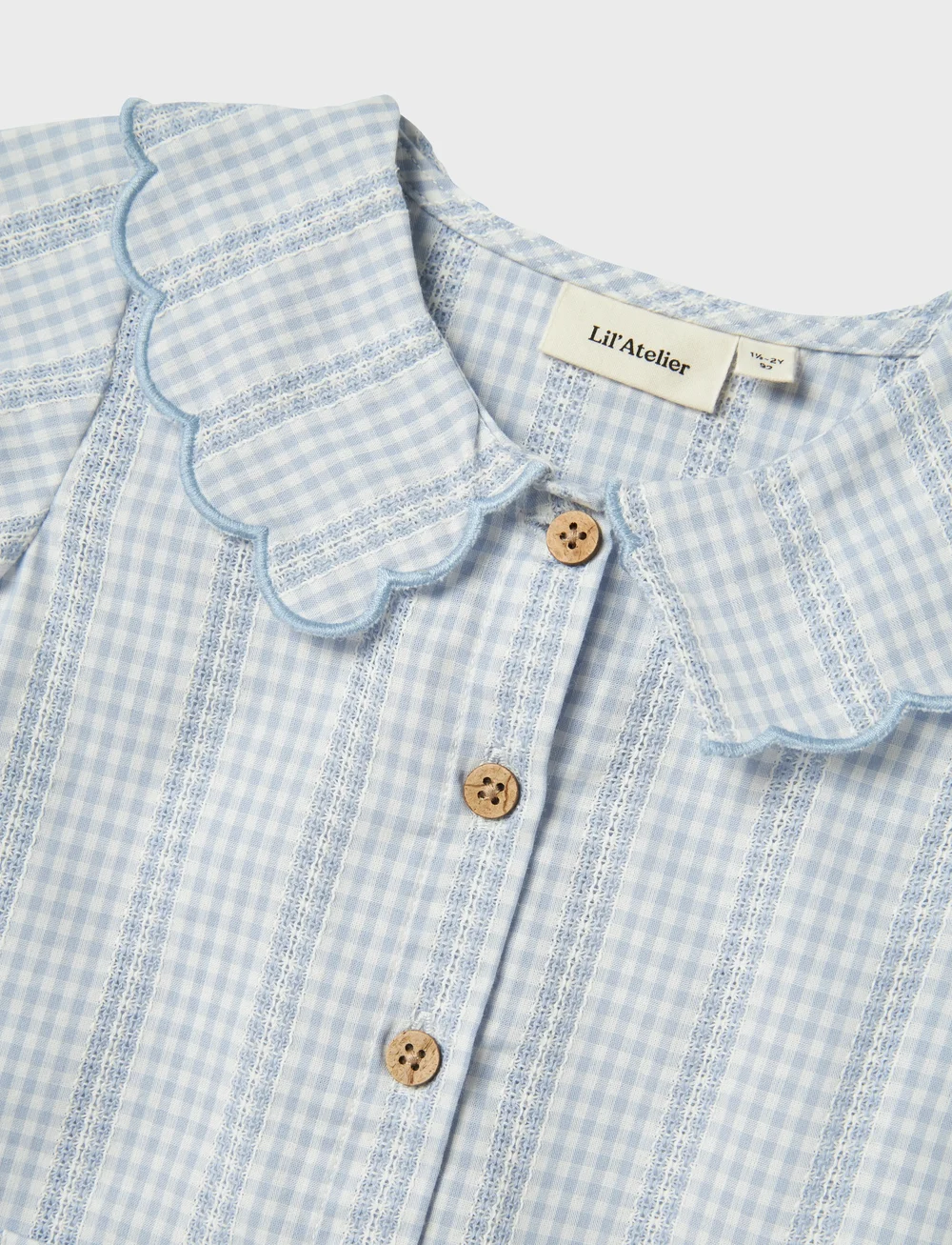 Lil'Atelier - NMFHAZELLE SS LOOSE SHIRT LIL - short-sleeved shirts - zen blue - 0