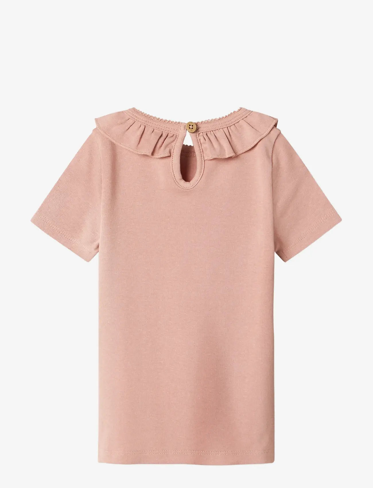 Lil'Atelier - NMFLALO TAN SS SLIM TOP LIL - kortærmede t-shirts - misty rose - 1