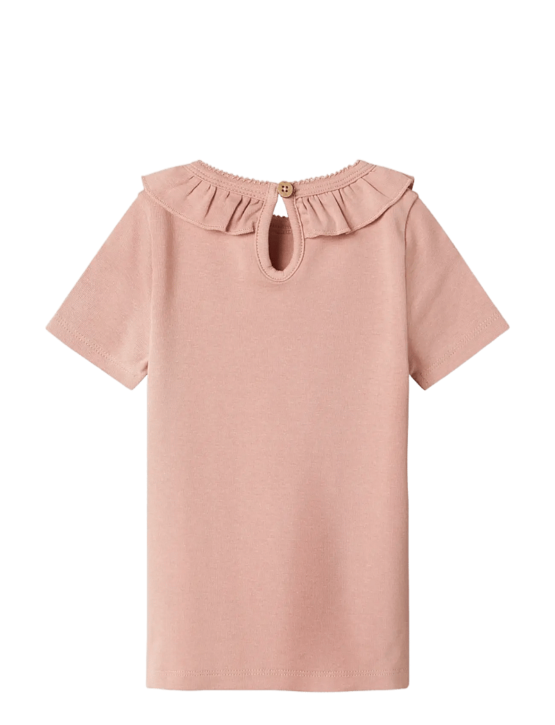 Lil'Atelier - NMFLALO TAN SS SLIM TOP LIL - kortærmede t-shirts - misty rose - 1
