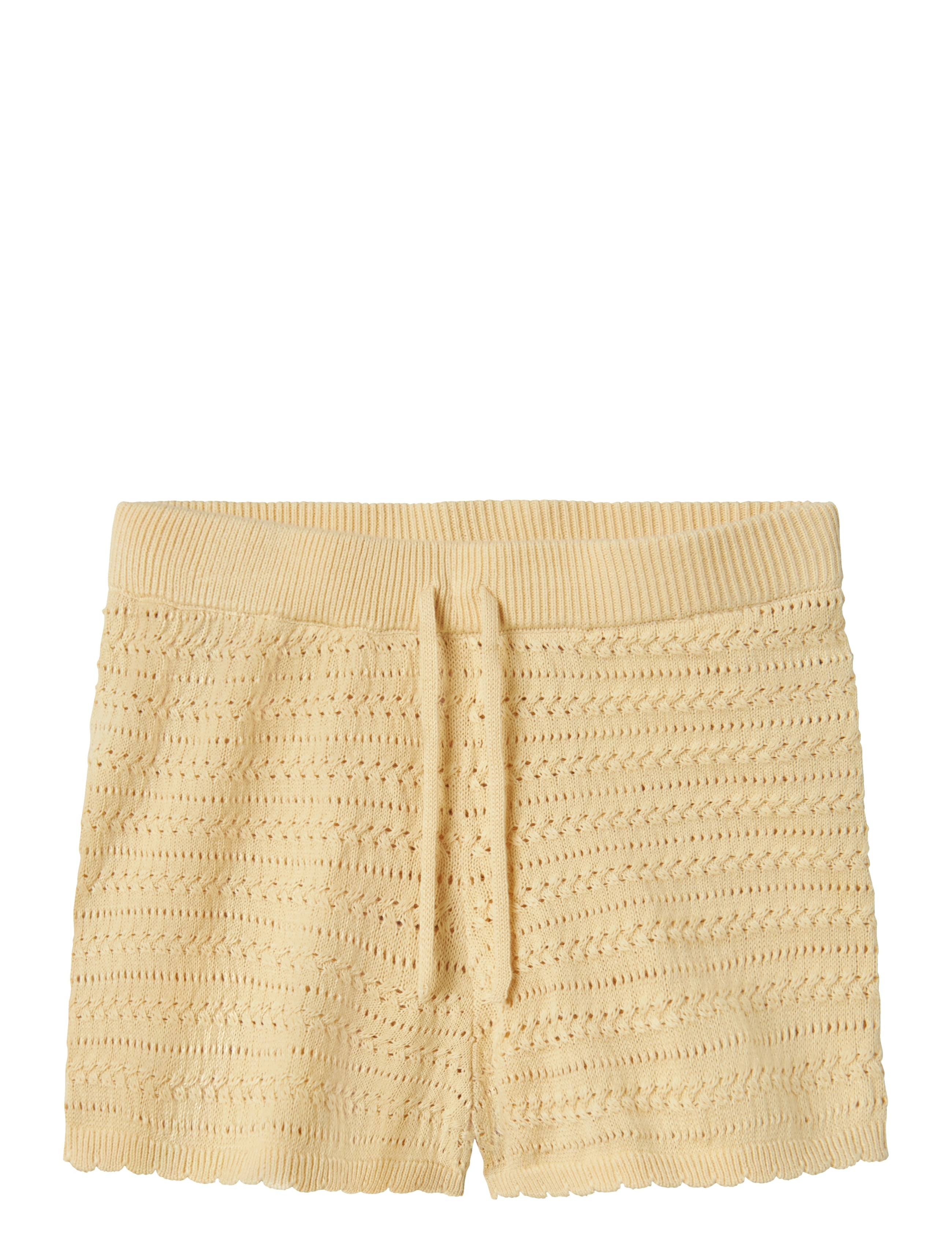 Lil'Atelier NMFHOPE KNIT SHORTS LIL - Underdele - SEA MIST / yellow