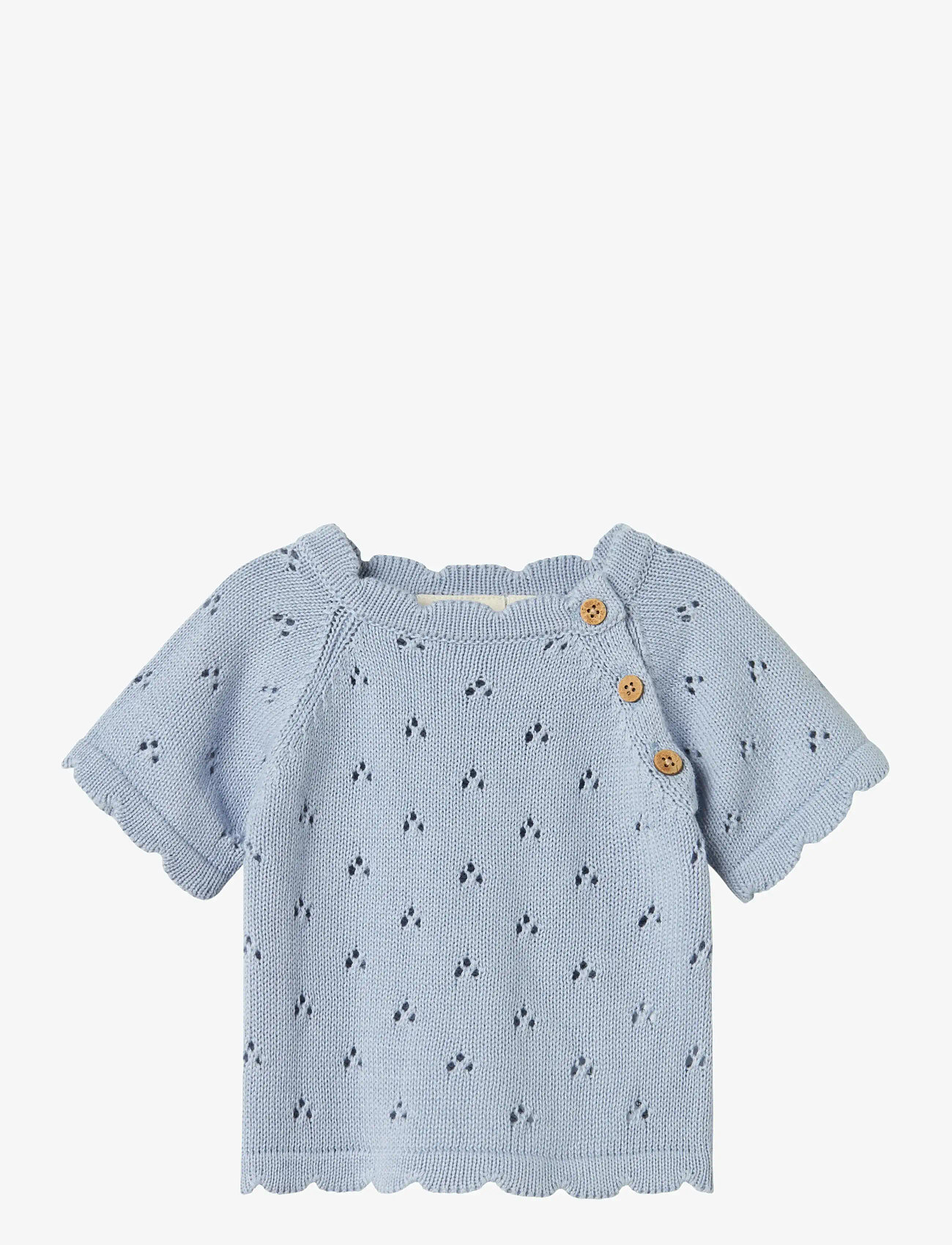 Lil'Atelier - NBFJOLA SS KNIT LIL - zen blue - 0