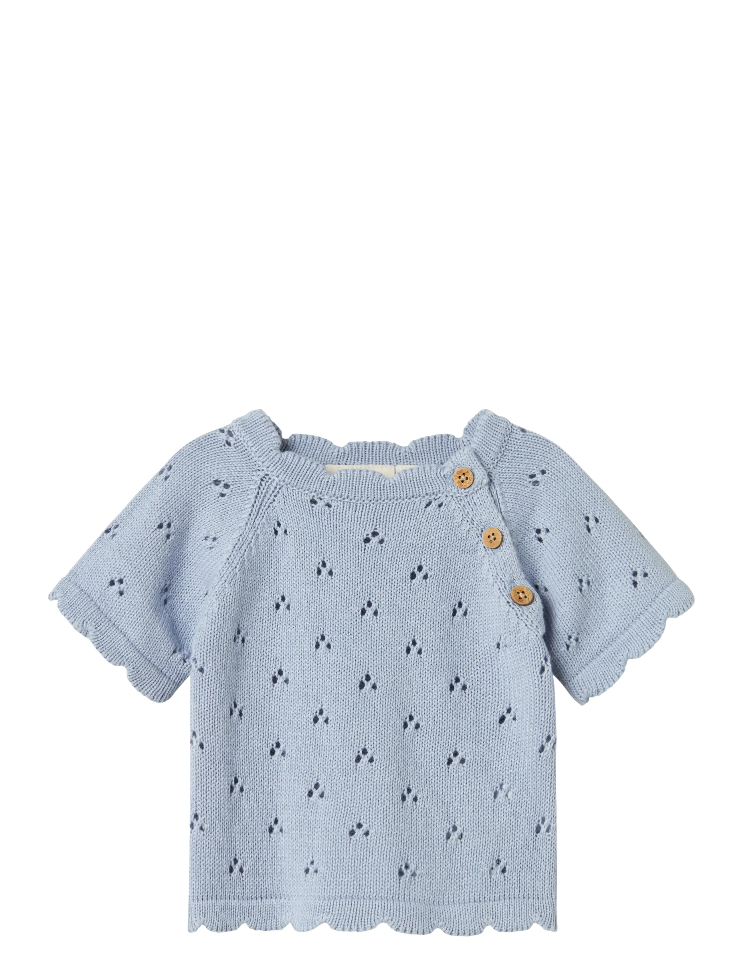 Lil'Atelier NBFJOLA SS KNIT LIL - Baby 44-92 - ZEN BLUE / blue